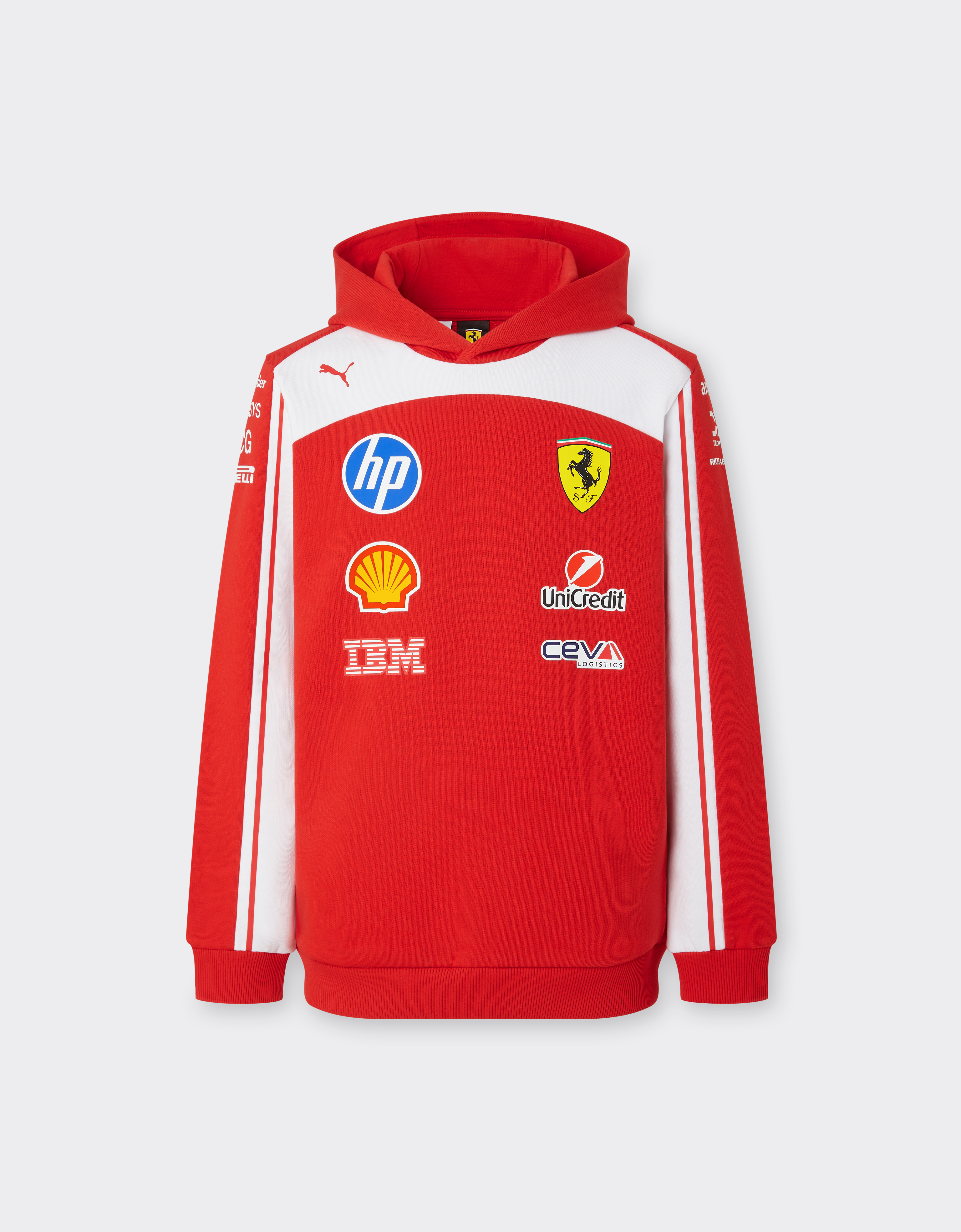 Ferrari Unisex Red Replica 2026 Puma For Scuderia Hp Kids' Sweatshirt - Replica Scuderia 12Y