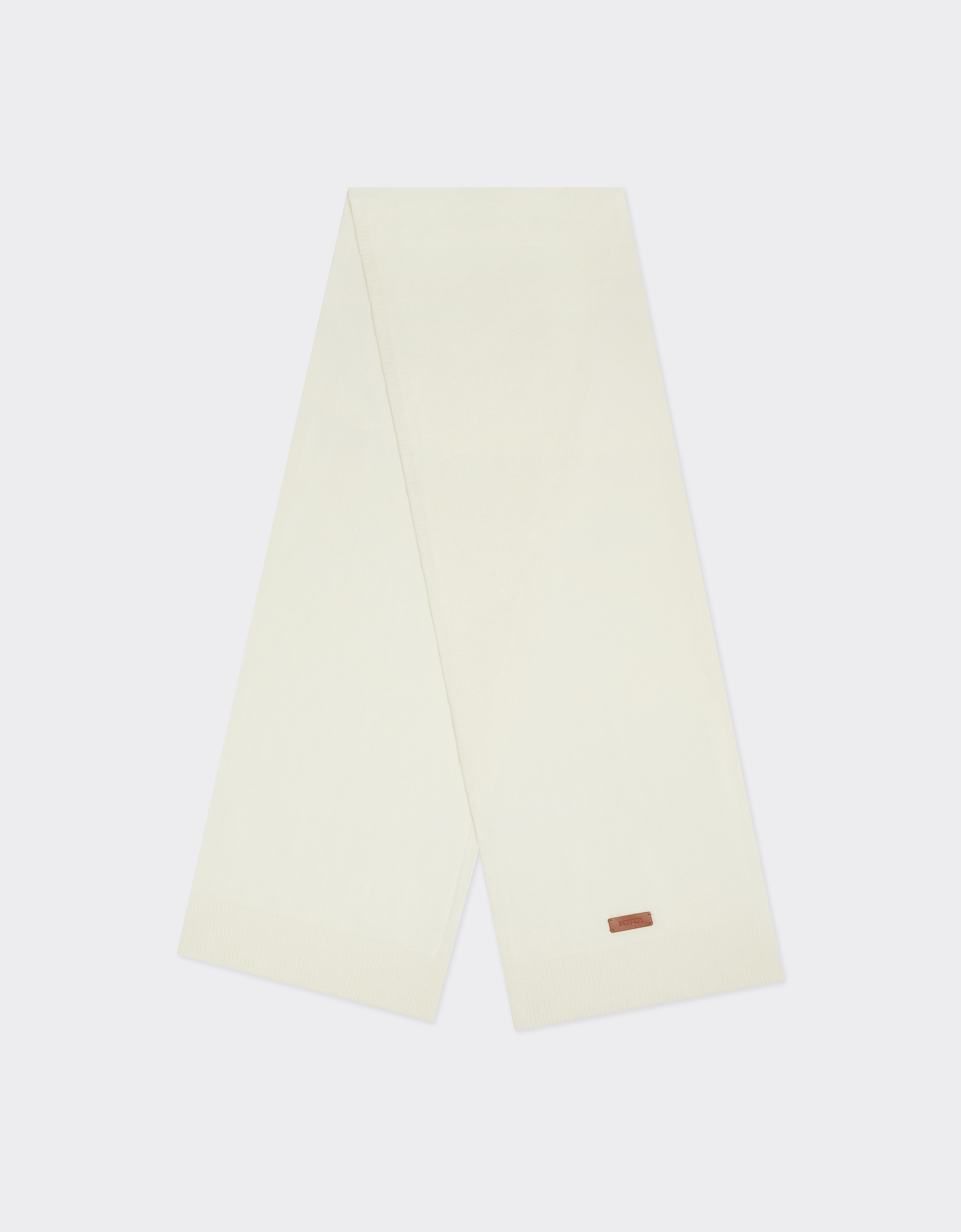 Ferrari Cashmere Scarf In Brown