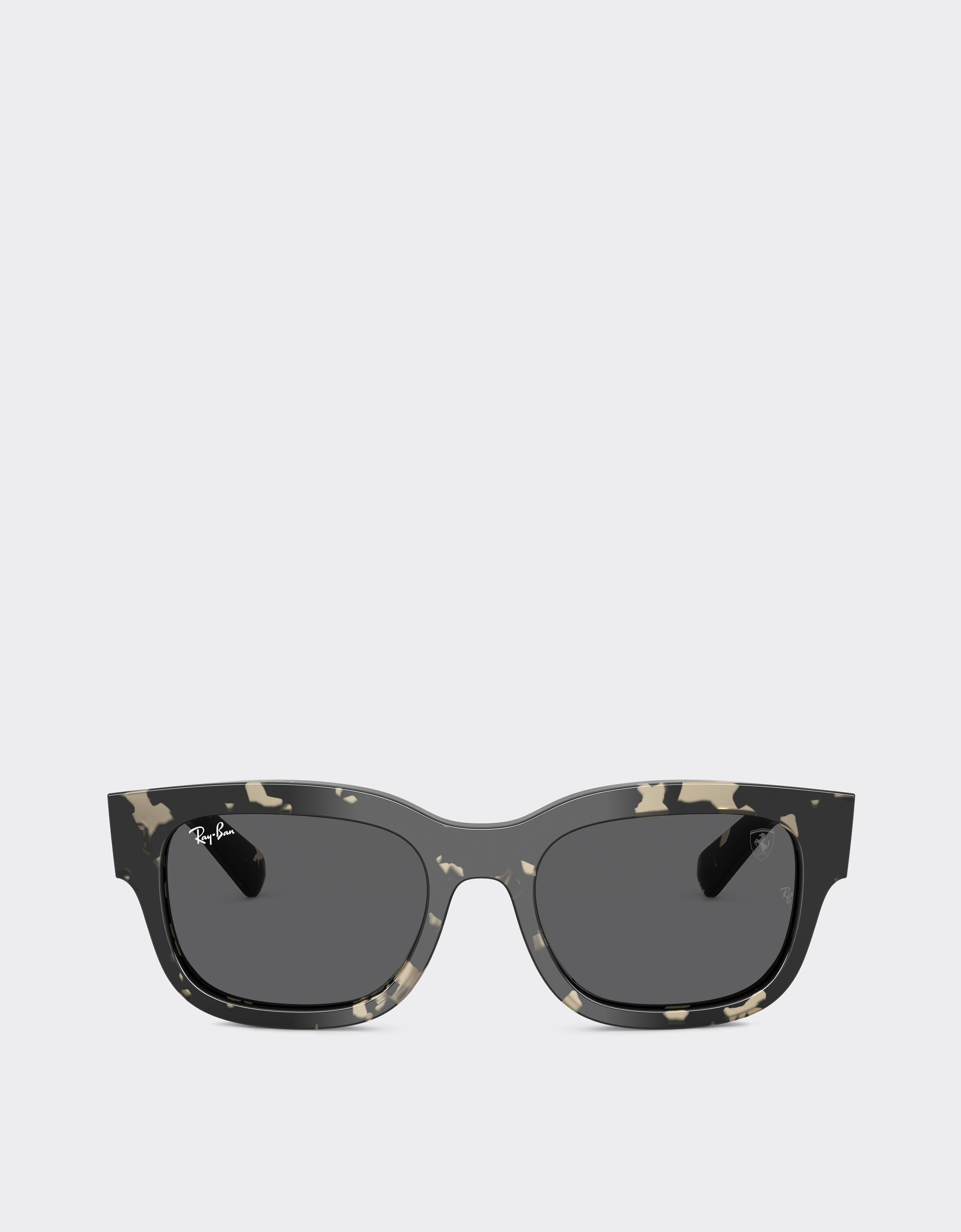 Ferrari Unisex Multicolour Ray-Ban For Scuderia Rb2228m In Havana Grey Acetate With Dark Grey Lenses - Sunglasses Os