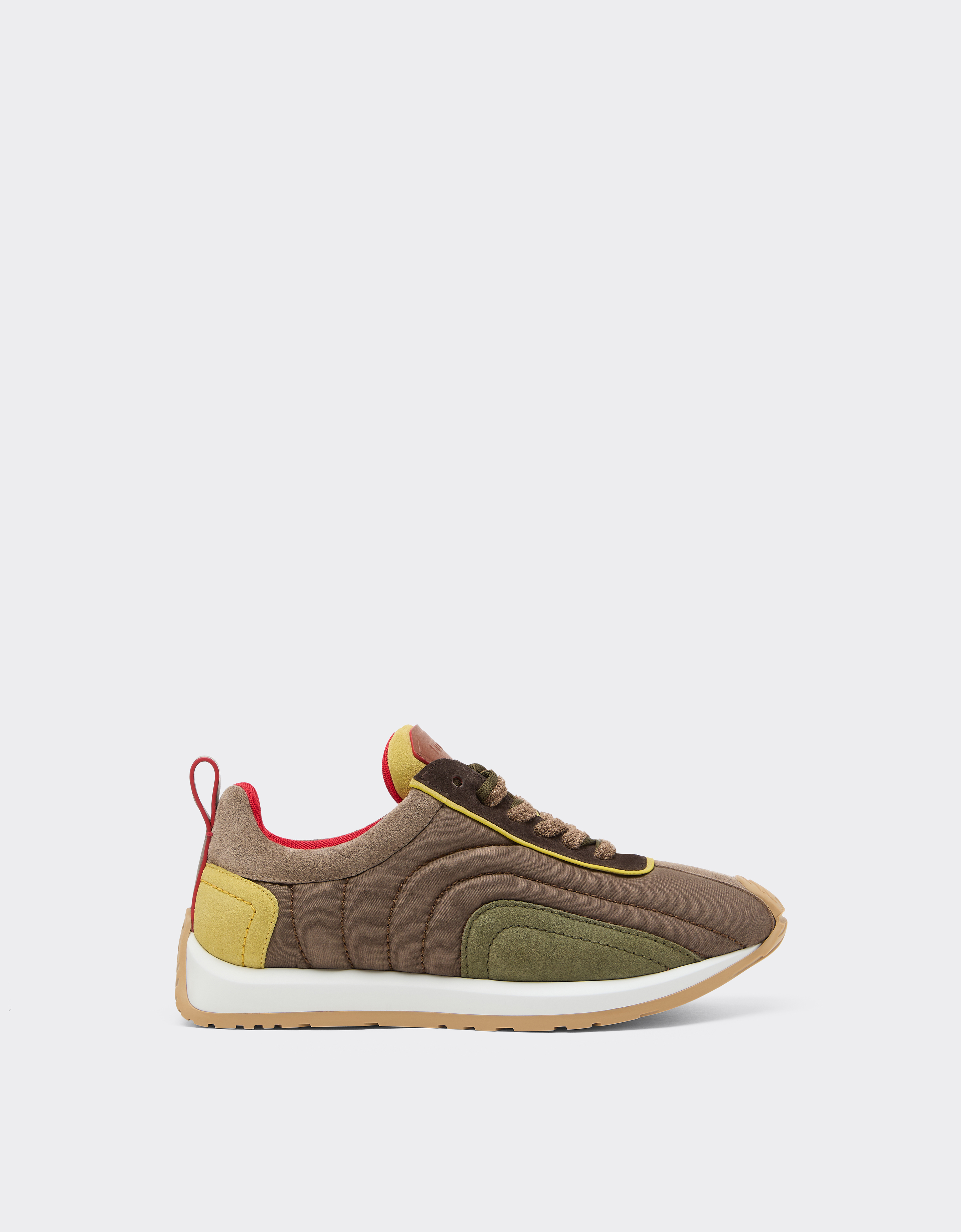 Ferrari Men's Ebony Sneaker In Suede Nappa Leather, And Waxed Nylon - Sneakers 42