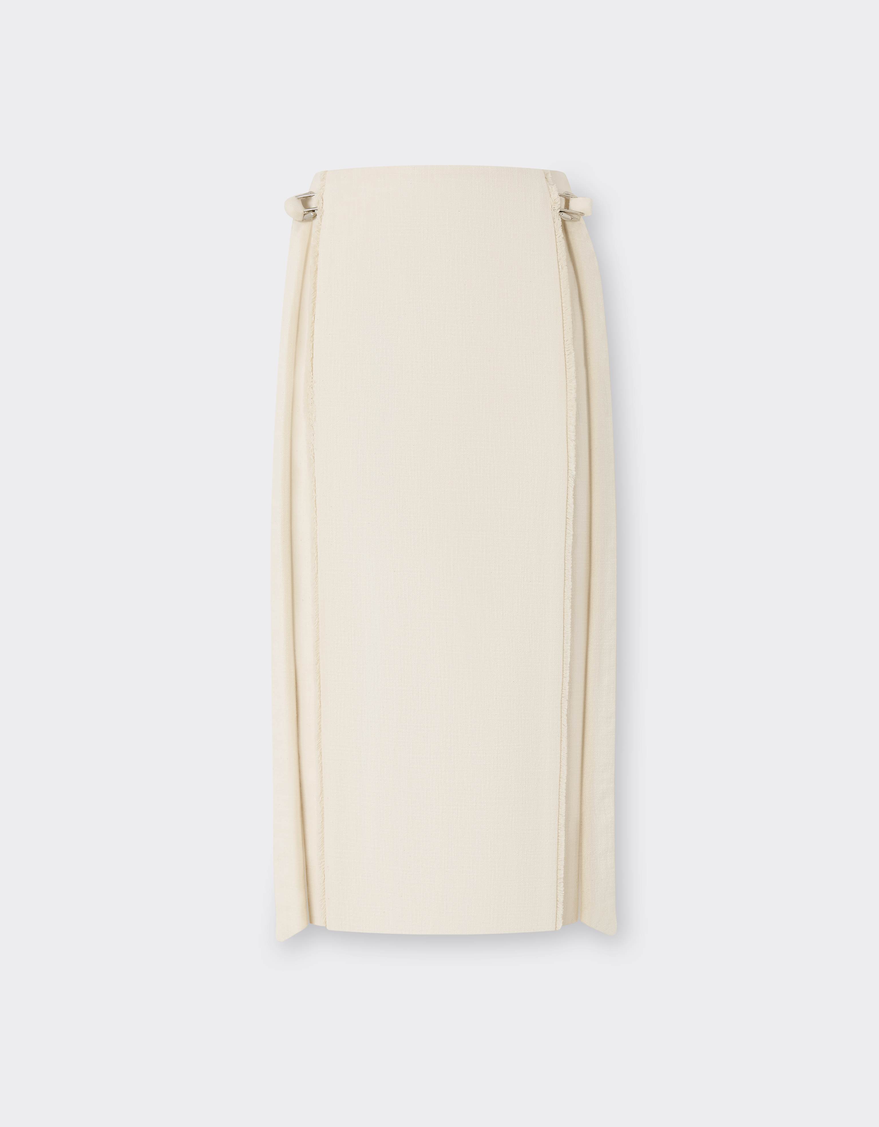 Ferrari Women's Avorio Malfilè Cotton Skirt - Skirts 38