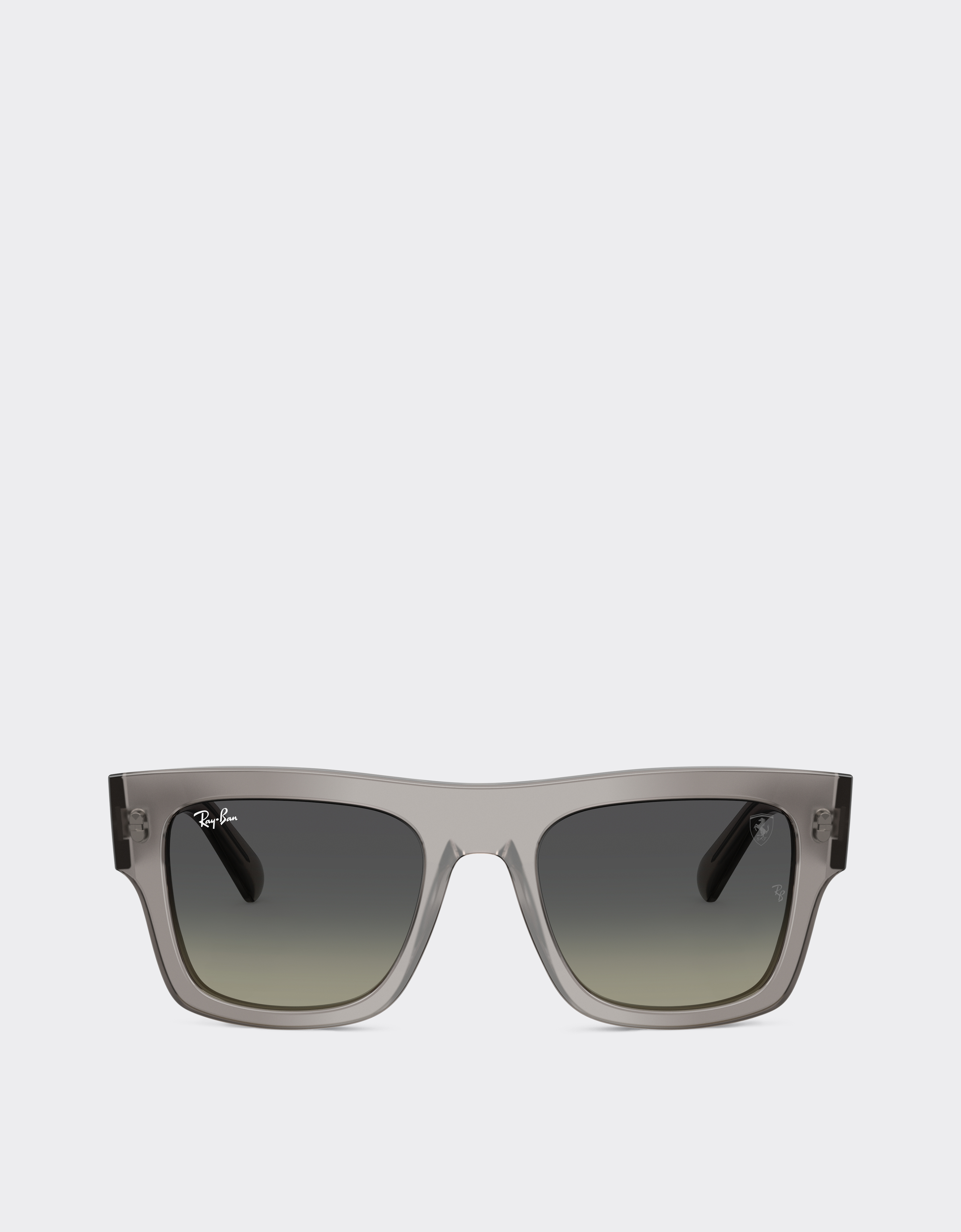 Ferrari Ray-ban For Scuderia  Rb2217m In Transparent Grey Acetate With Gradient Grey Lenses In Ingrid