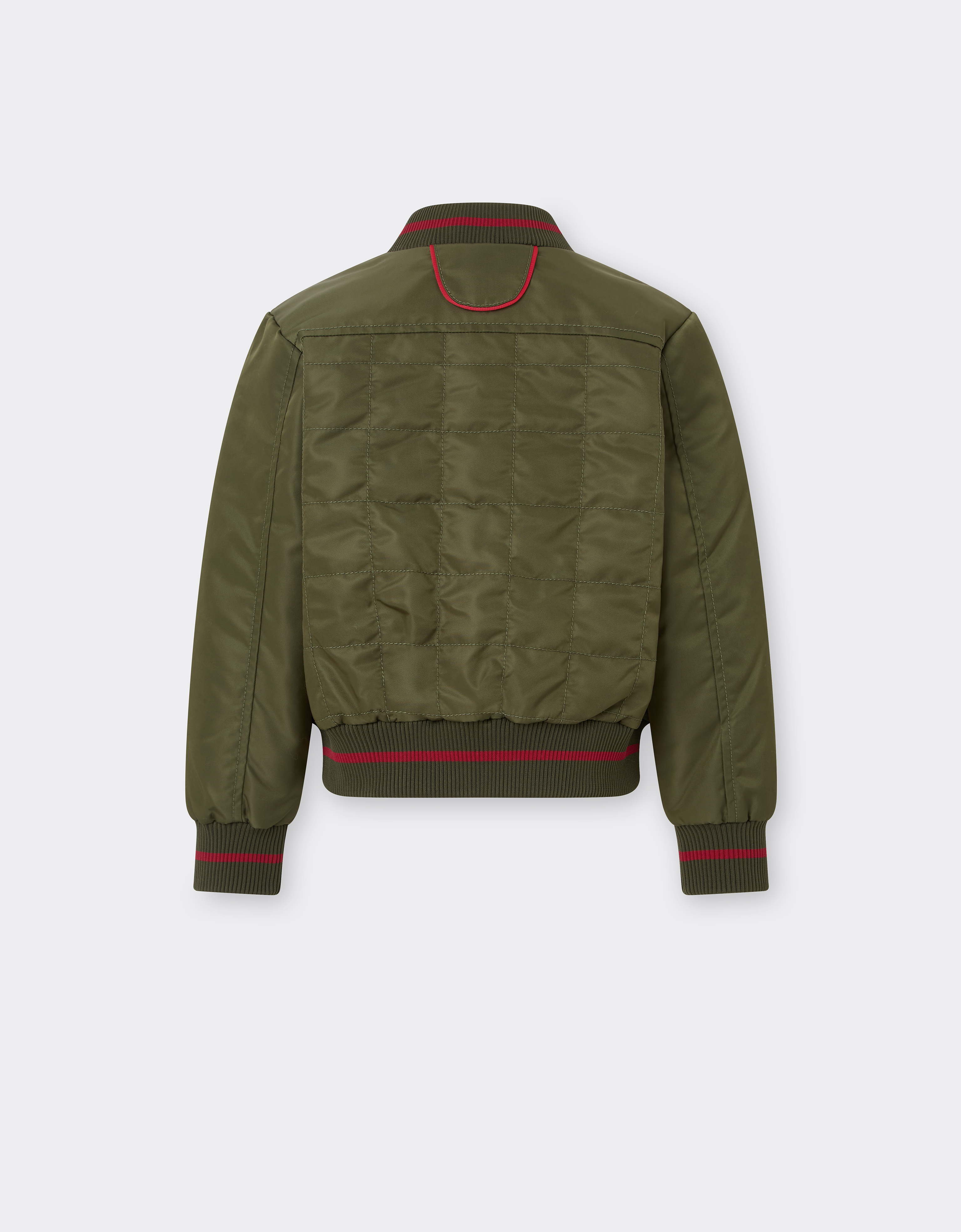  Ferrari Bomberjacke Aus Technischem Gewebe -  Jacken Und Sweatshirts Khaki Green 4y 