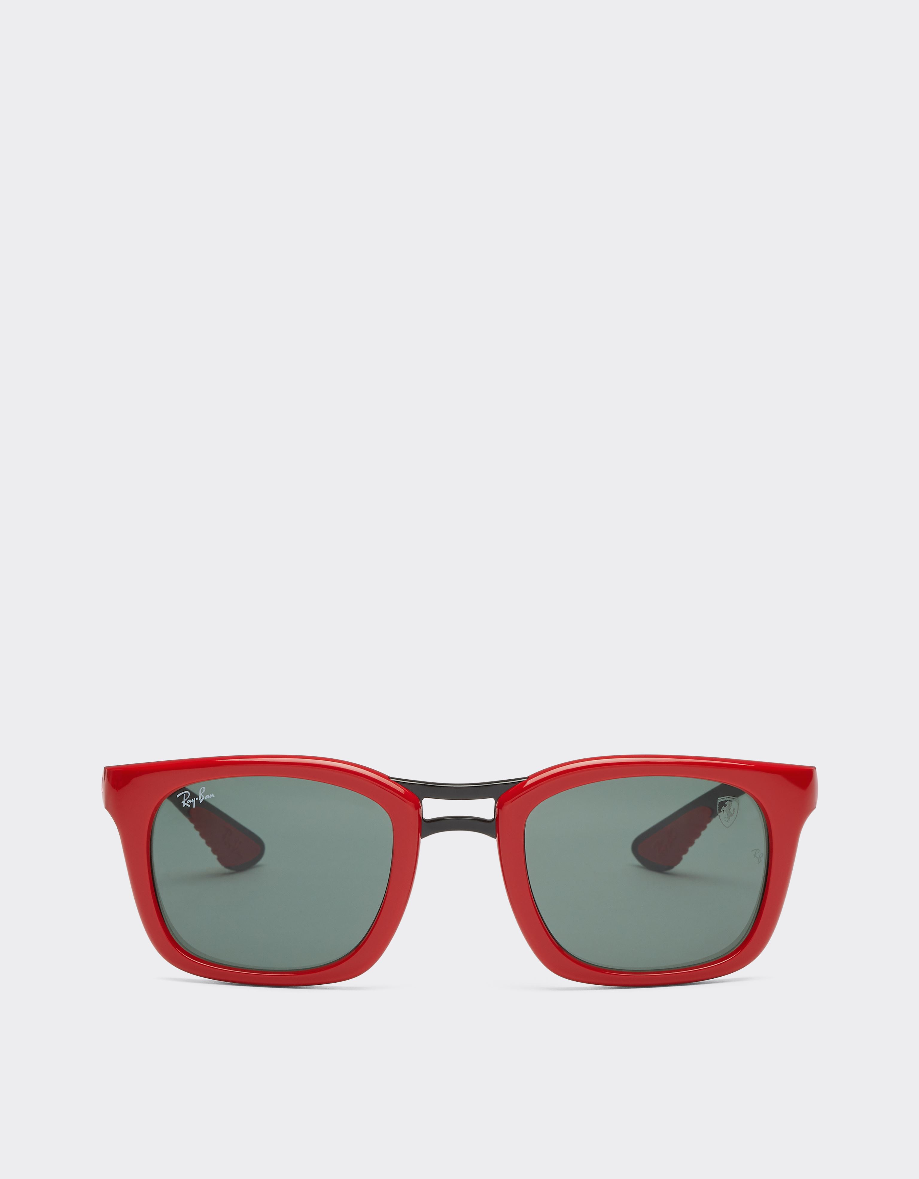 Ferrari Ray-ban For Scuderia Ferrari Rb8362mf Red/dark Carbon With Dark  Green Lenses - Sunglasses Red Os