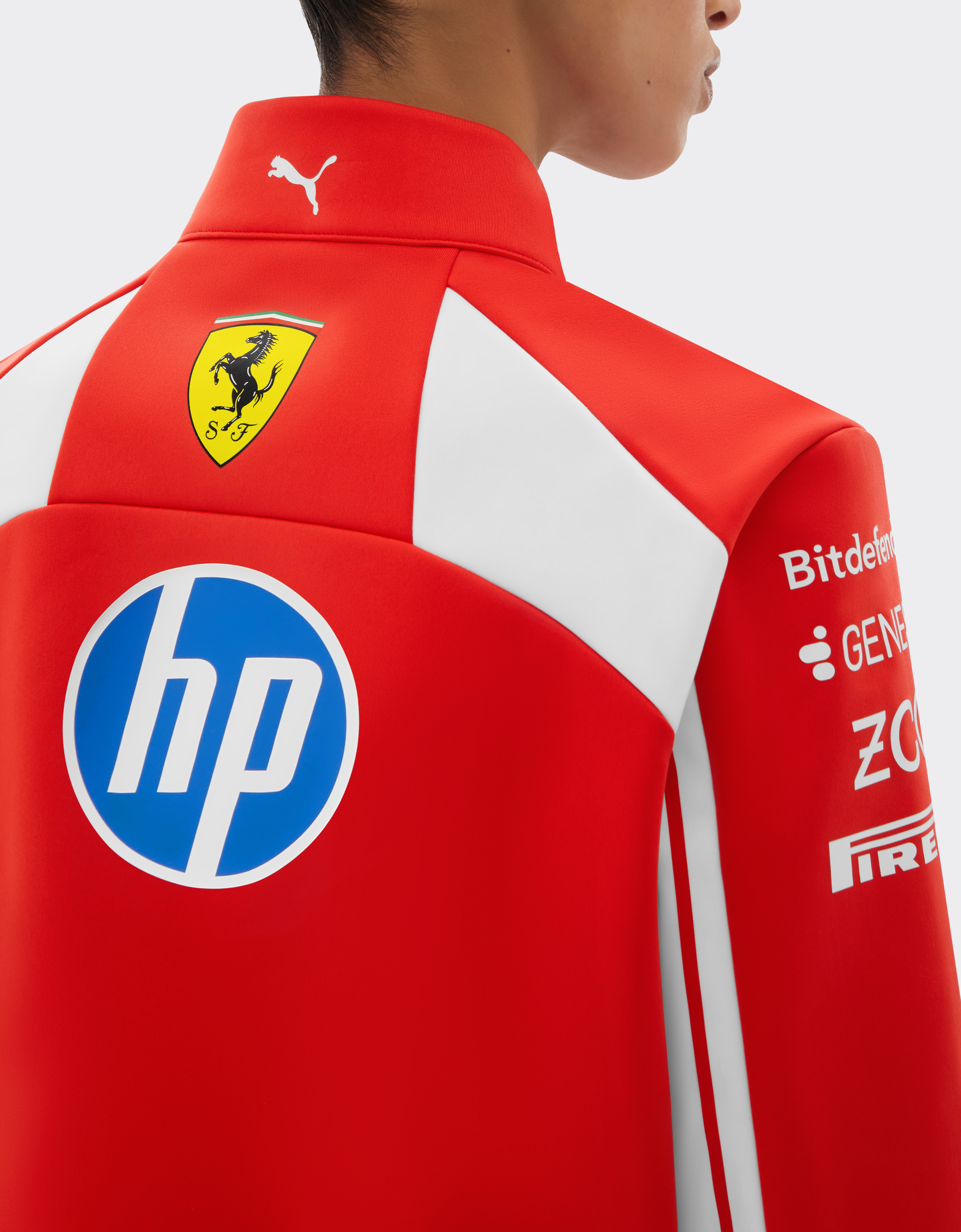 Ferrari Replica 2026 Puma Softshell Jacket For Scuderia Hp In Red ...