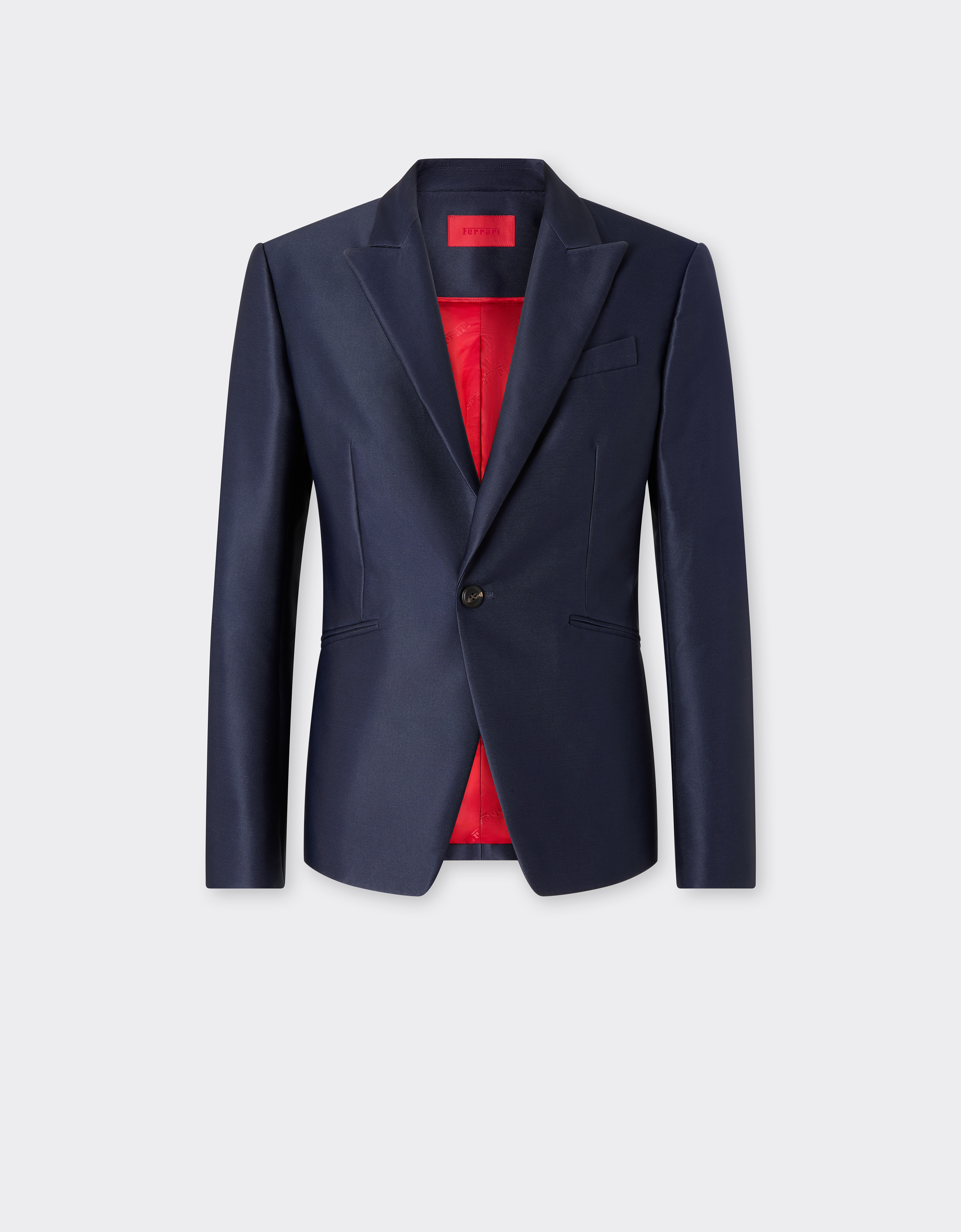 Ferrari Men's Ultramarine Technical Gabardine Blazer - Jackets & Outerwear 46