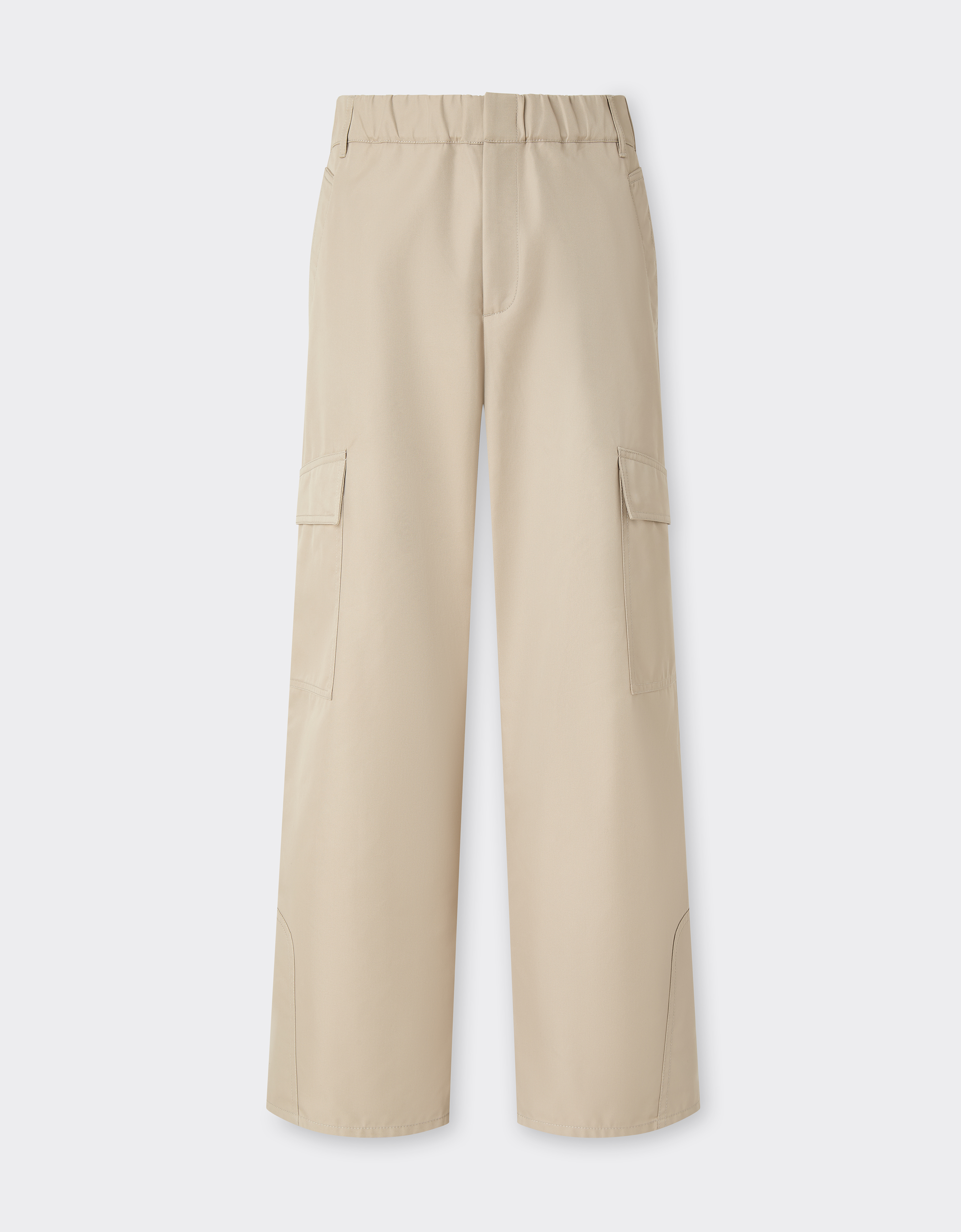 Ferrari Q-cycle® Cotton Twill Cargo Pants In Gray