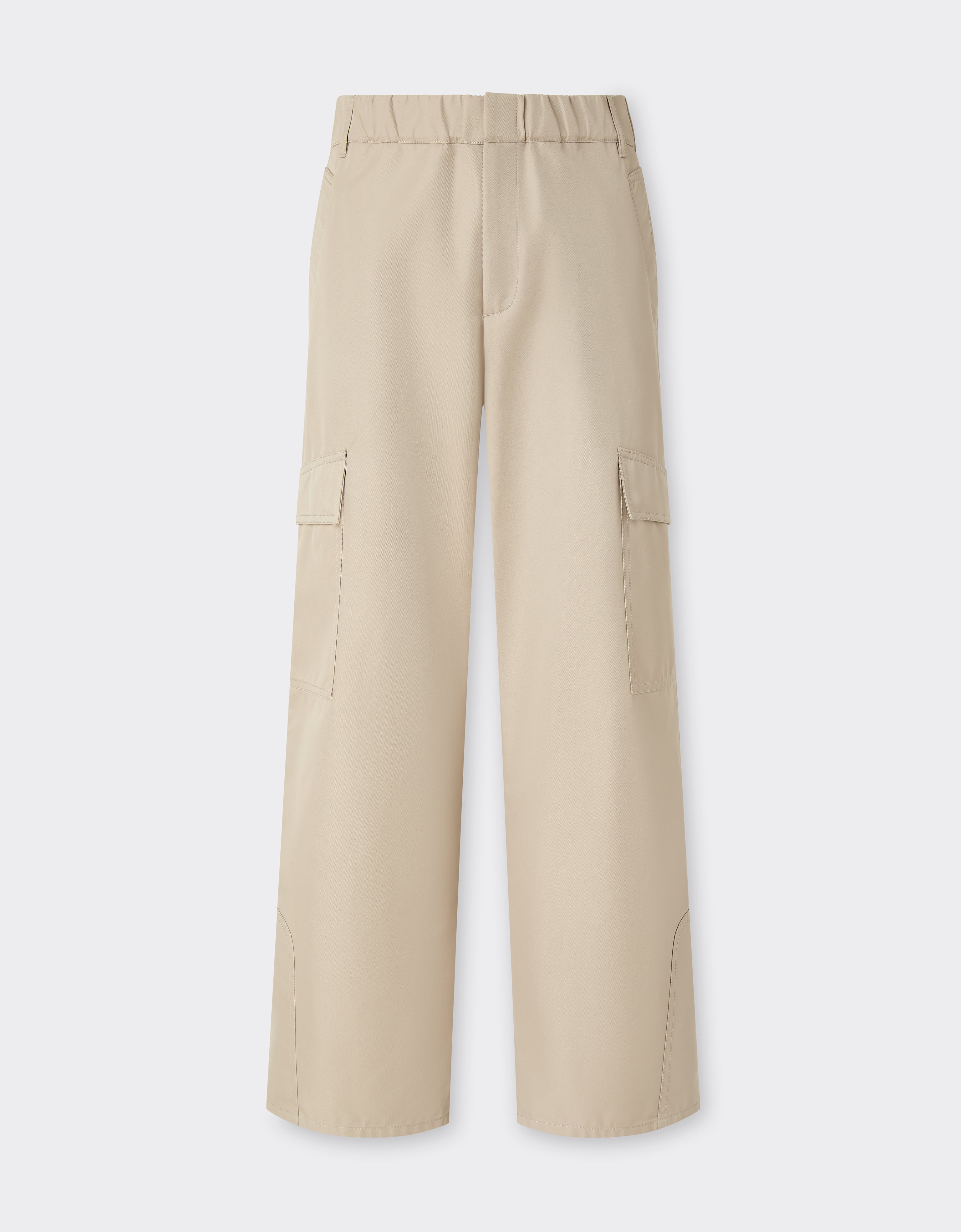 Ferrari Q-cycle® Cotton Twill Cargo Pants In Gray