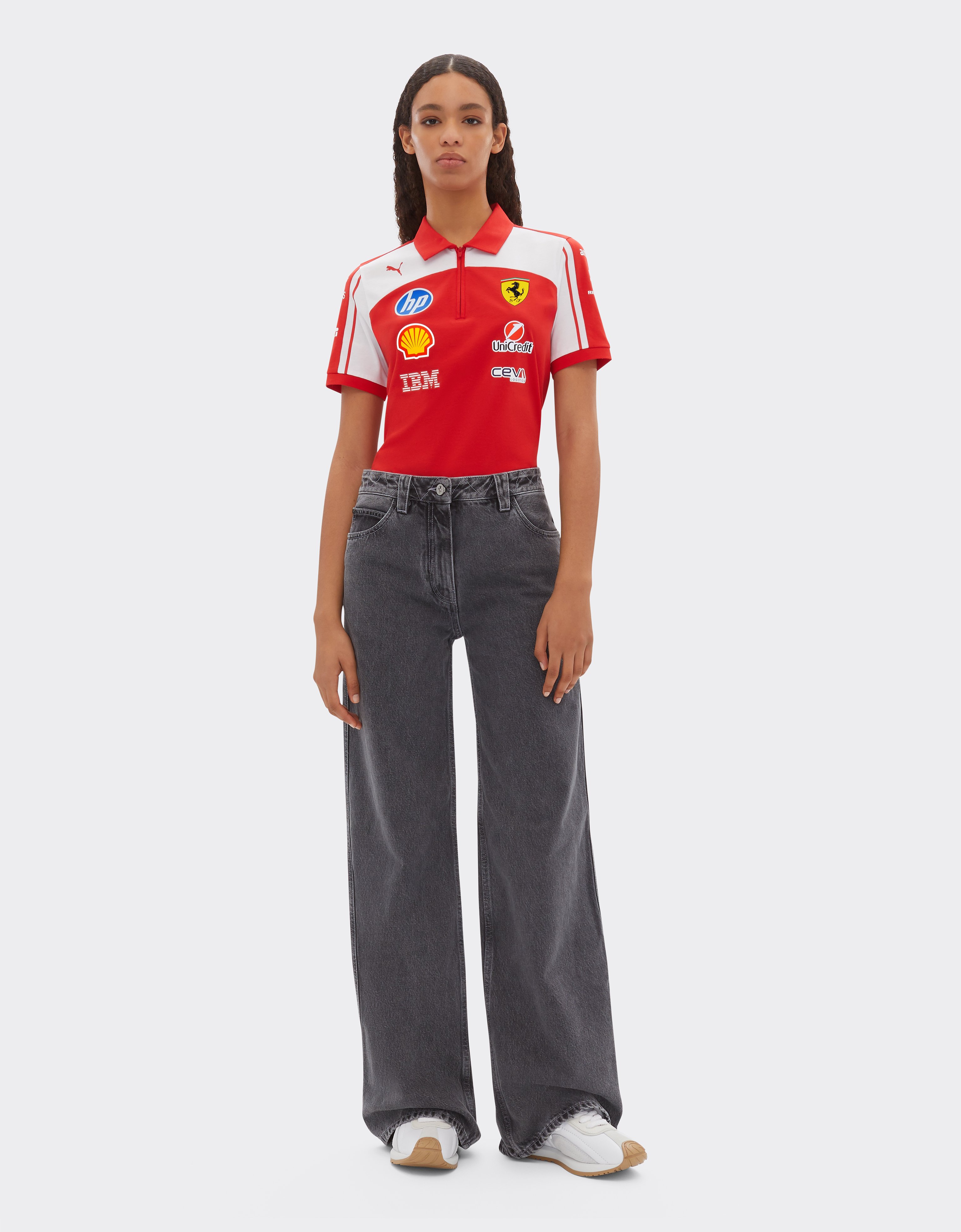  Ferrari Polo Replica 2026 Puma Für Scuderia Ferrari Hp - Female Poloshirts Rot L 