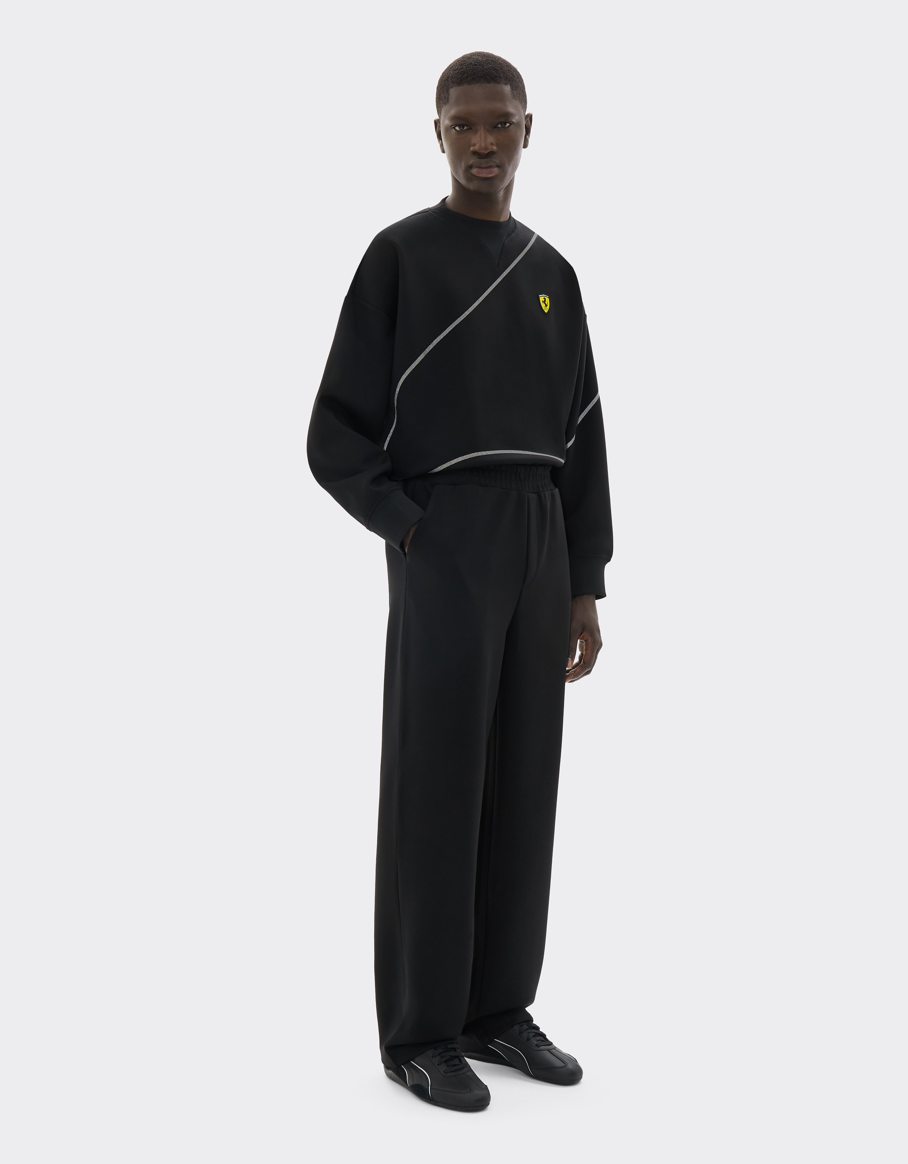 Ferrari Jogginghose Aus Scuba-stoff - Male  Nero Xl 