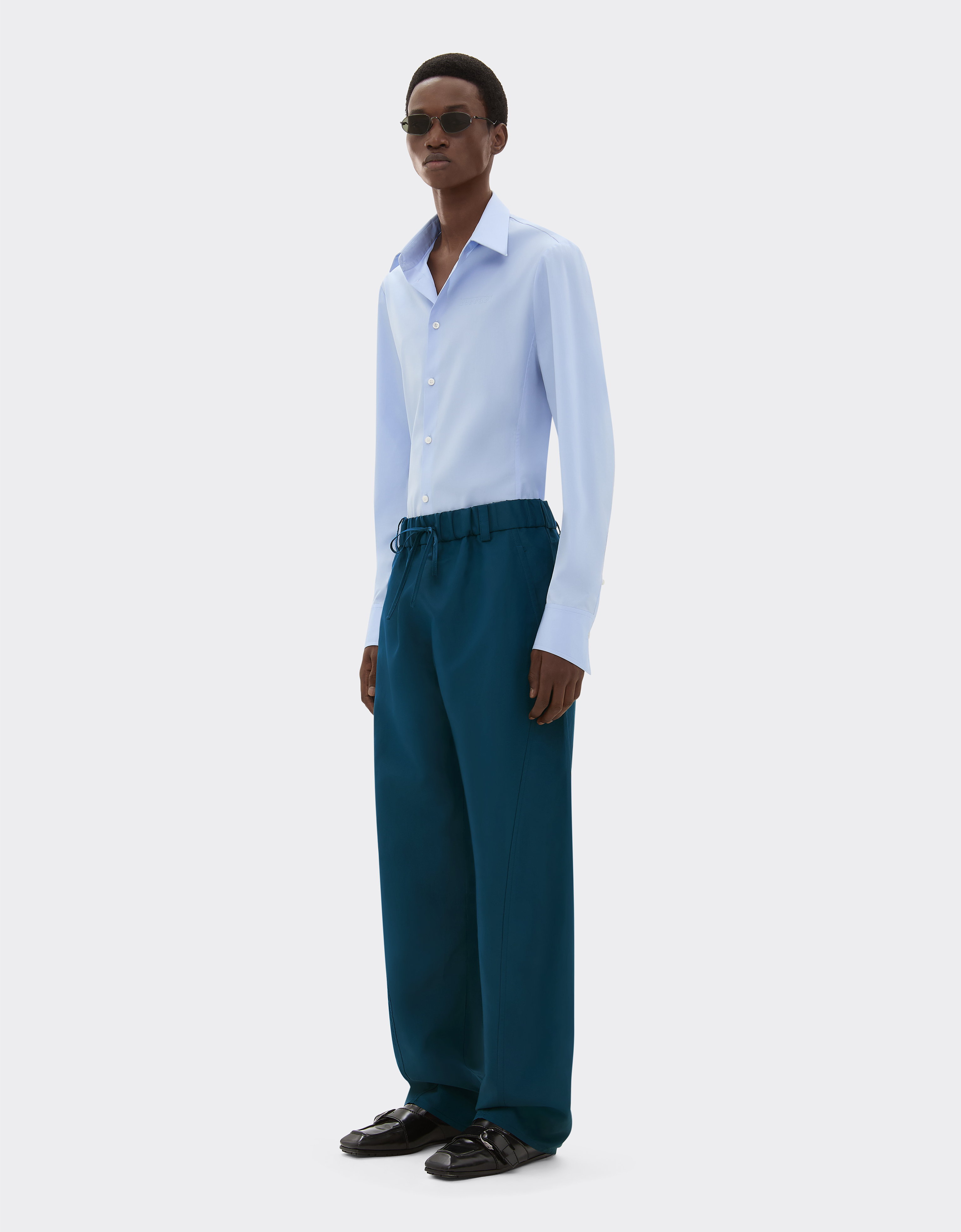 Ferrari Trousers In Iridescent Nylon Twill