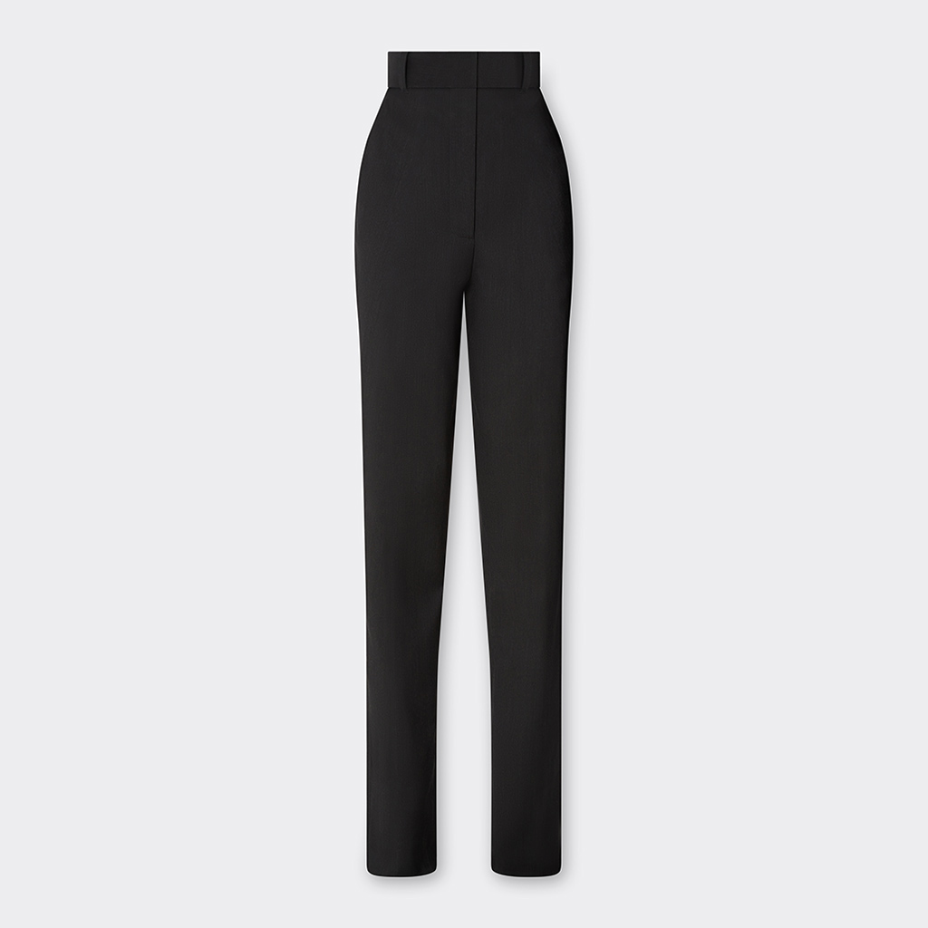 Ferrari Trousers In Q-cycle® Mélange Wool In Black