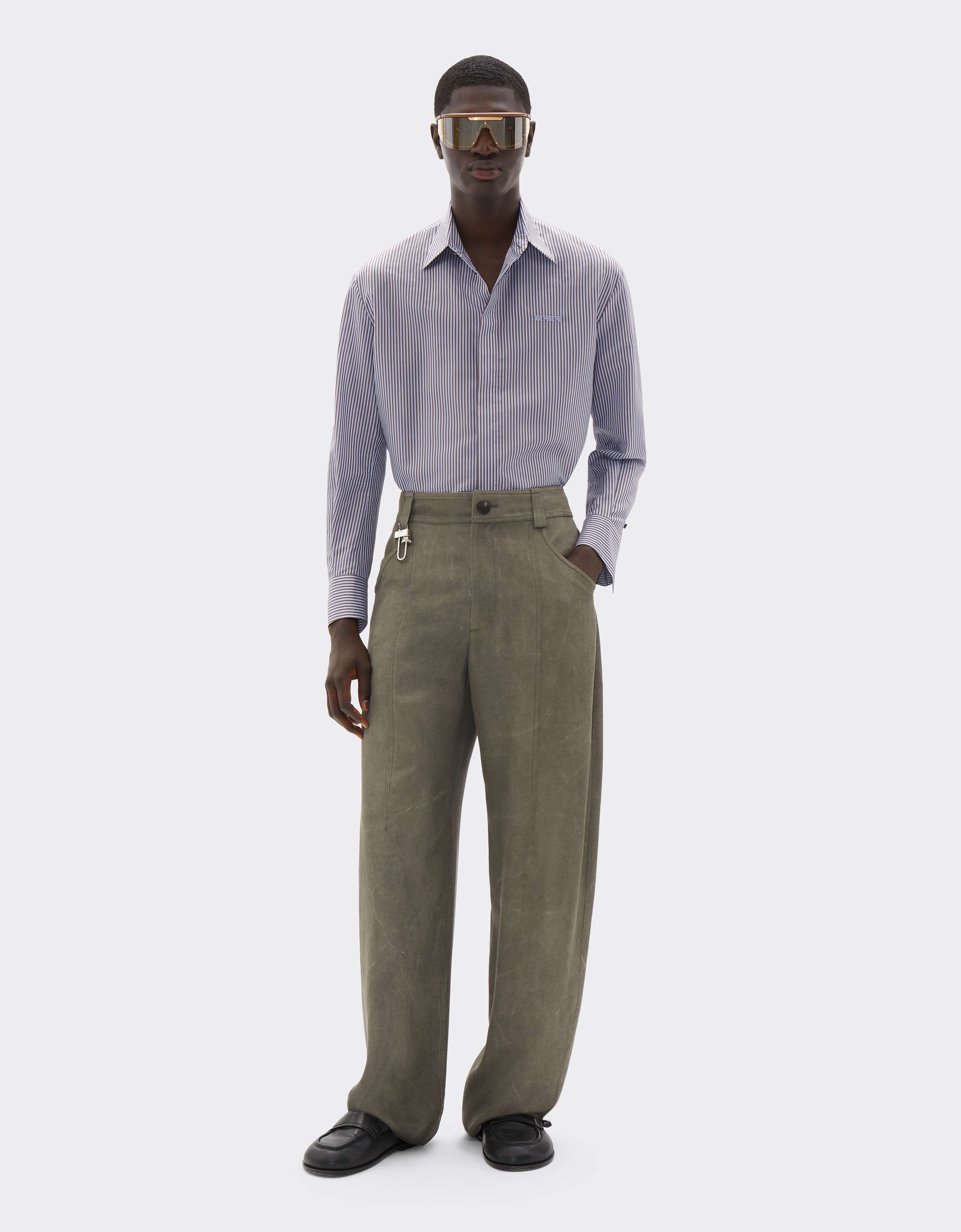  Ferrari Hemd Aus Seidenmischgewebe Mit Stickerei - Male Ready To Wear Powder Blue 52 