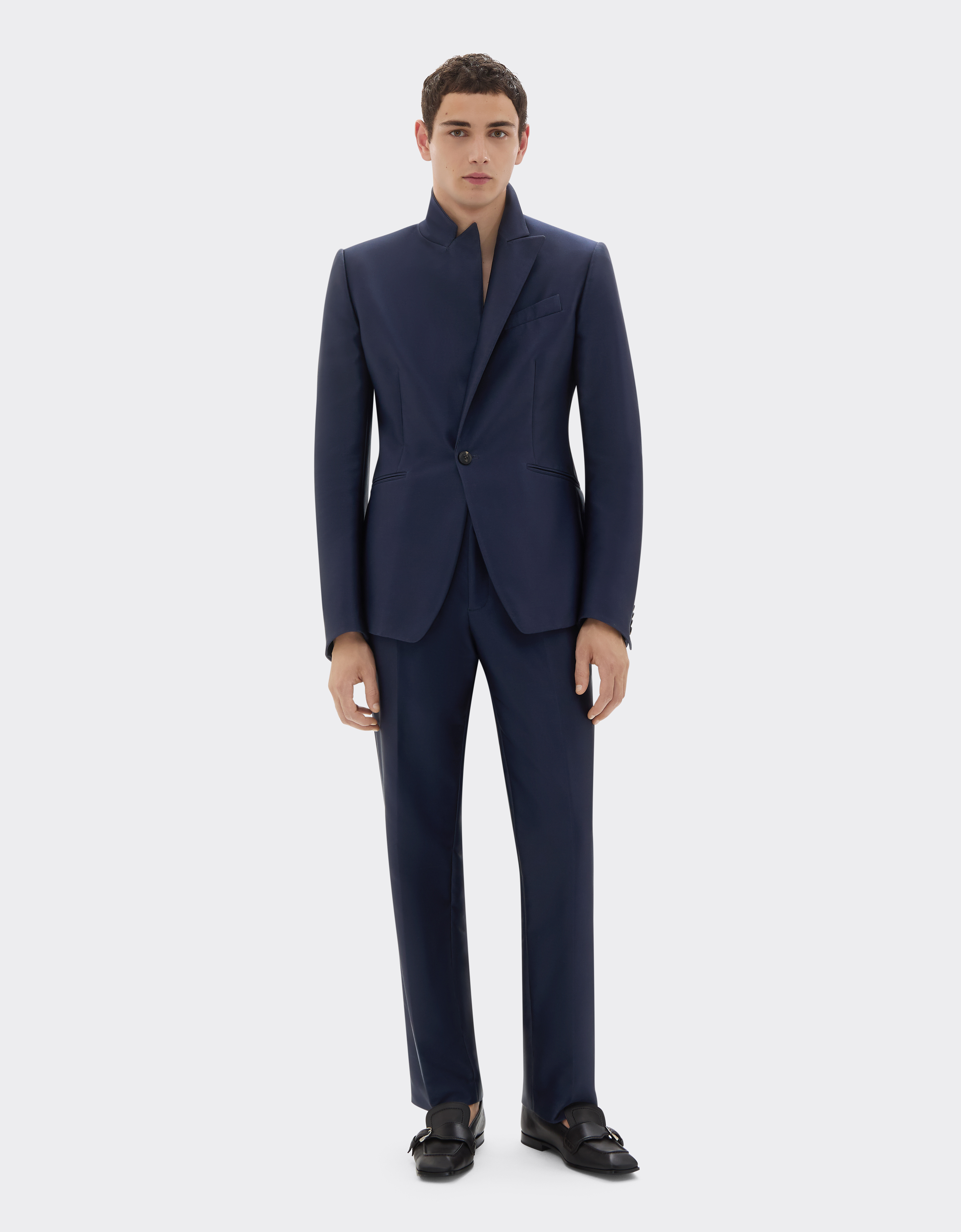 Ferrari Technical Gabardine Trousers In Blue