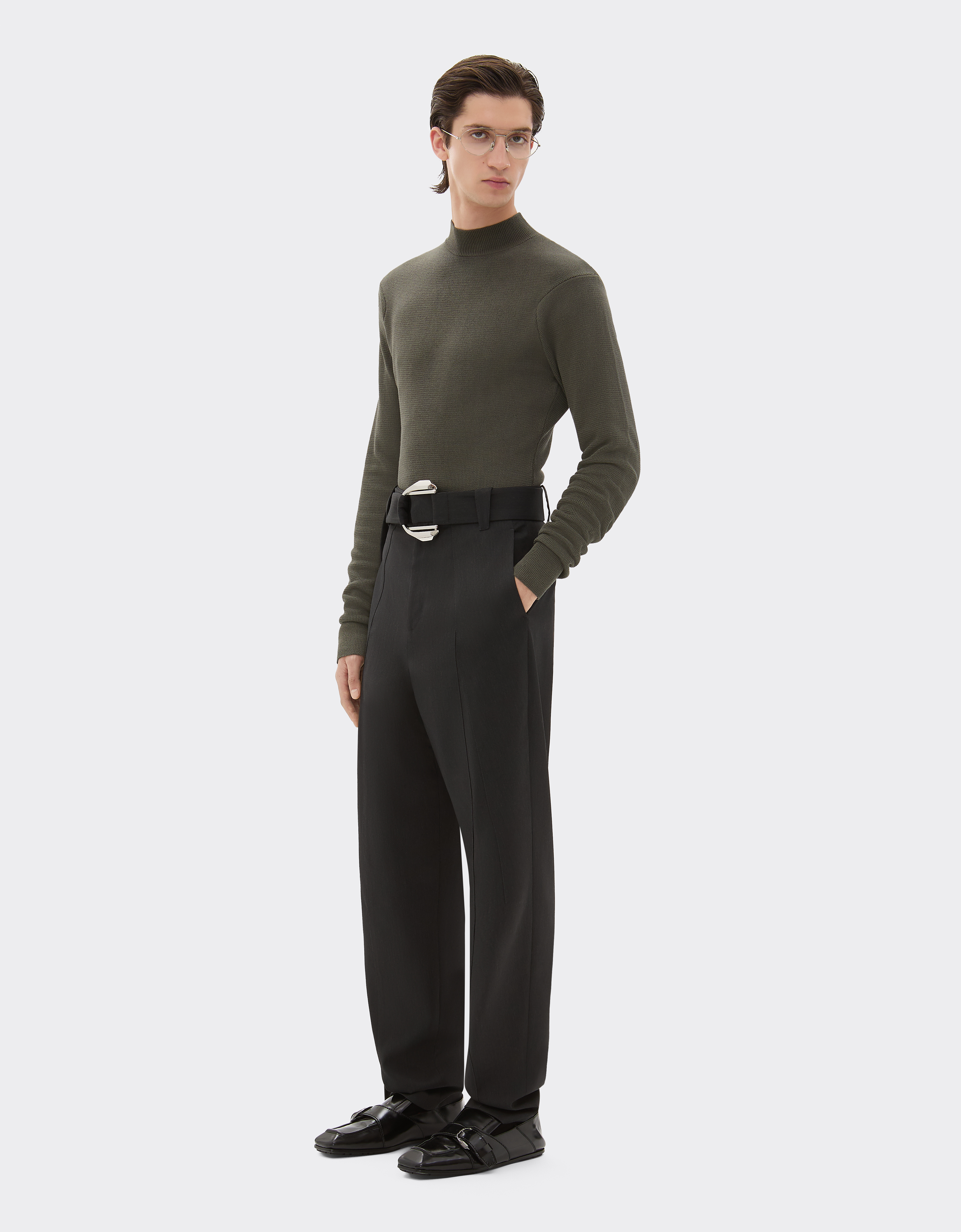 Ferrari Silk Jumper In Green