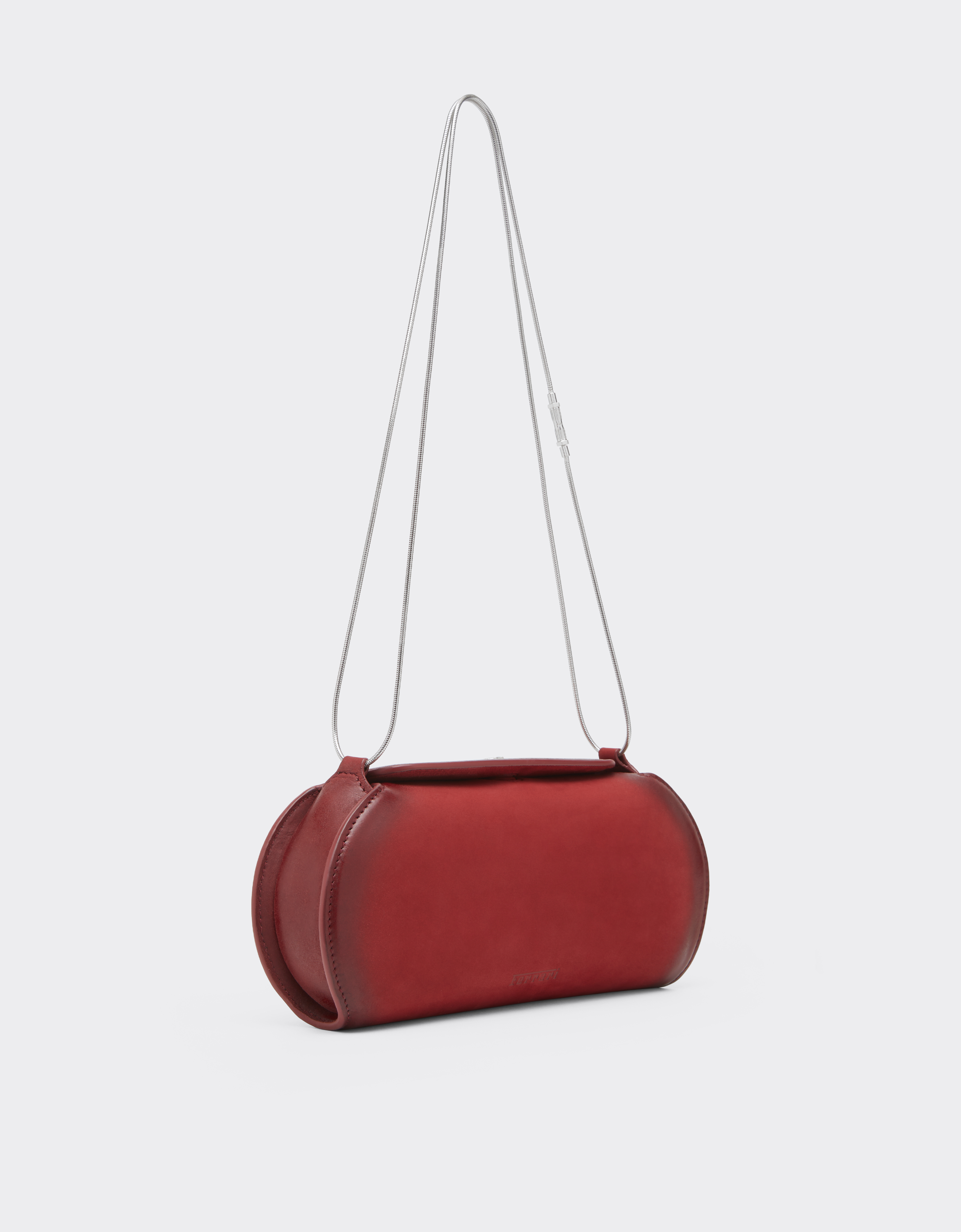  Ferrari Die Ferrari Dino Geldbörse Aus Meliertem Nubukleder Mit Schulterriemen - Female Mini-taschen Maison Red Os 