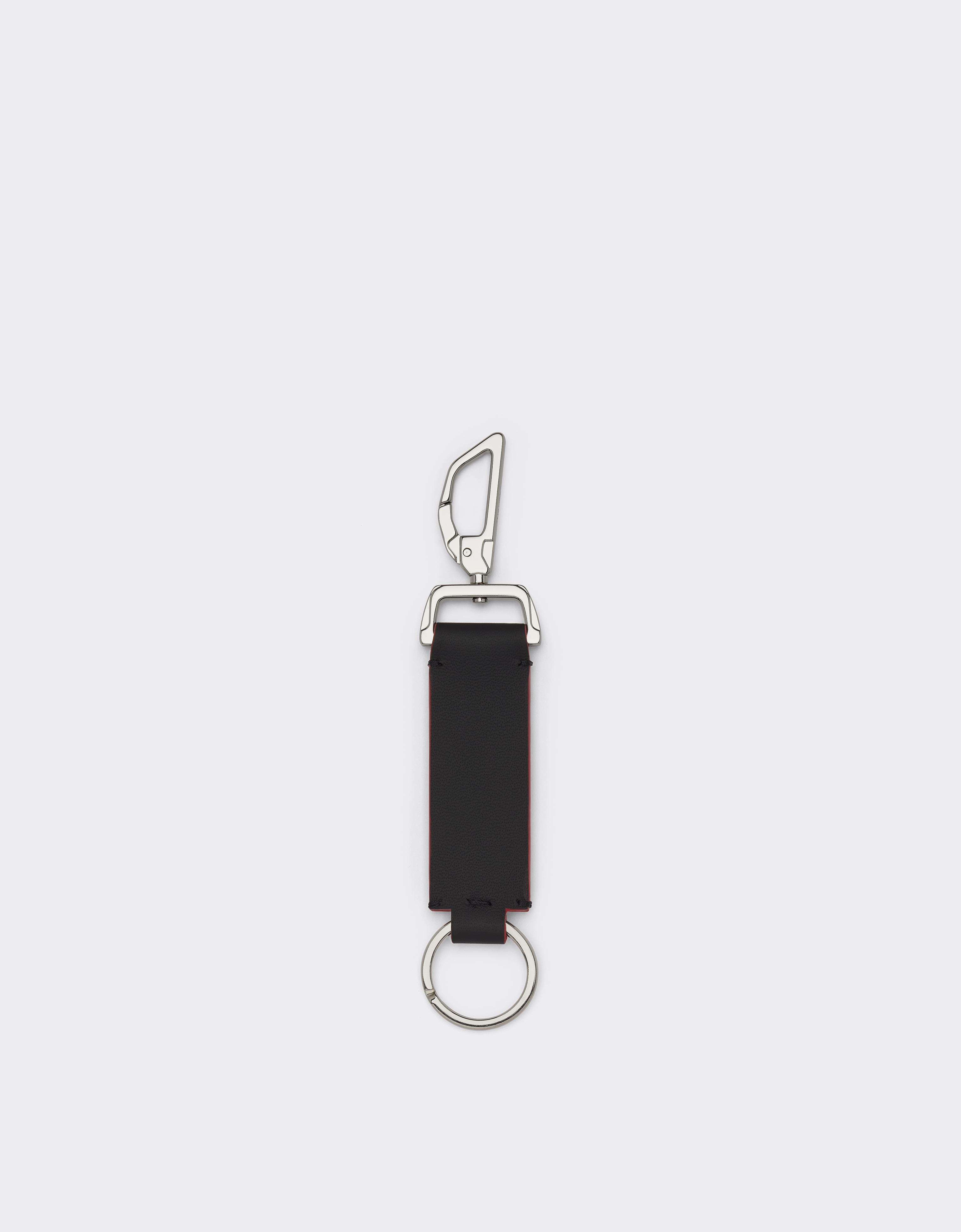  Ferrari Second Life Leather Keyring -  Wallets And Small Leather Goods Black Os 