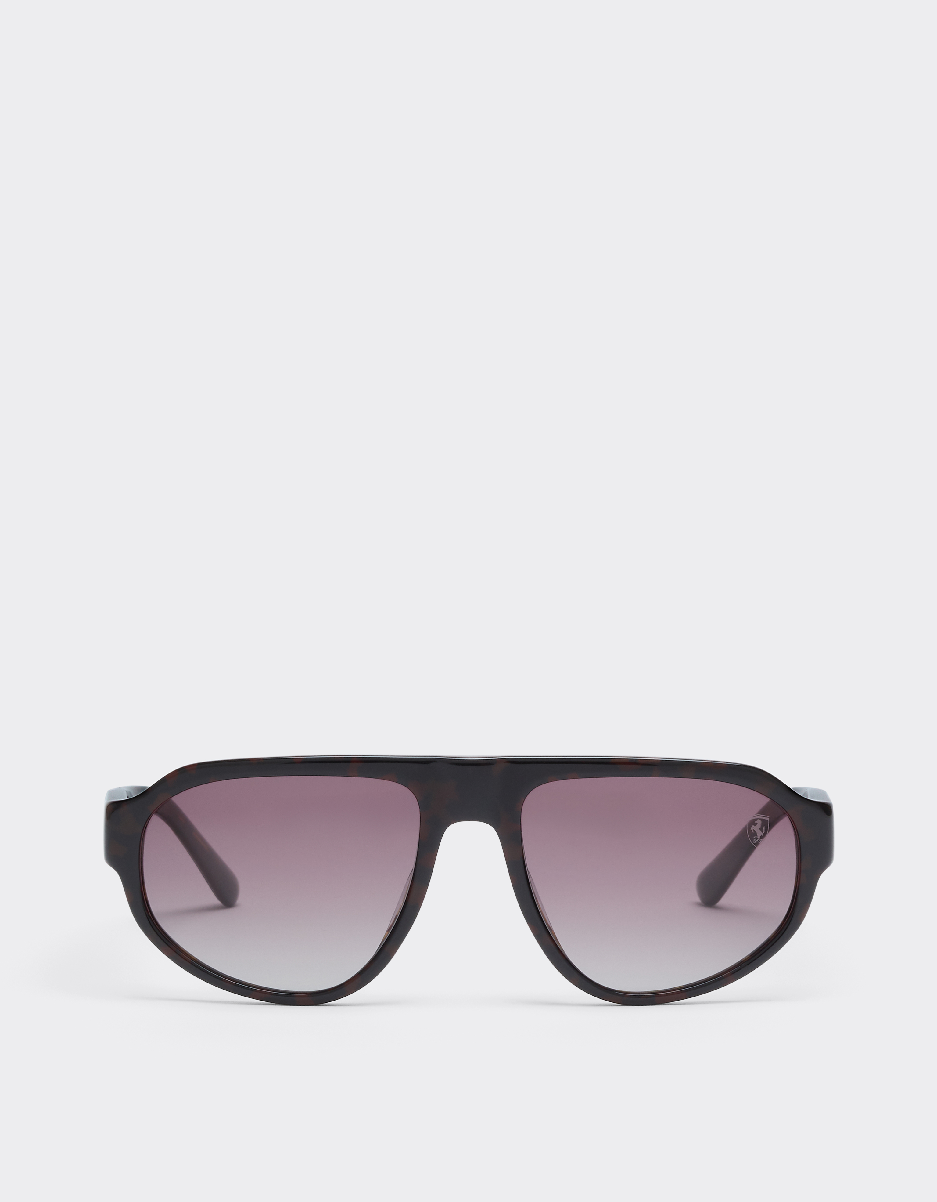 Ferrari Unisex Multicolore Scuderia 0Fz6027 Sunglasses In Havana And Burgundy Acetate With Gradient Red Lenses. - Ray-Ban For Scuderia Os