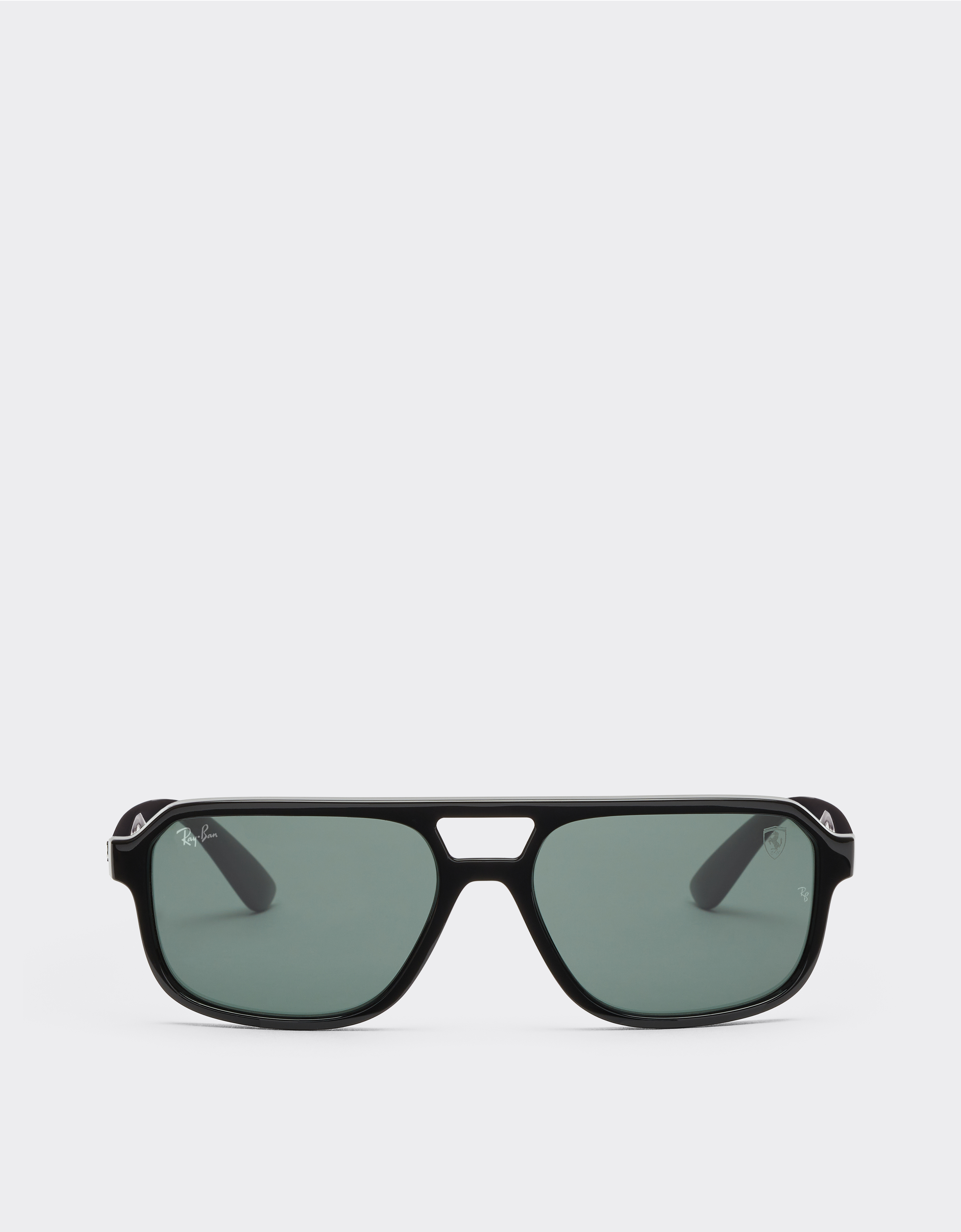 Ray Ban for Scuderia Ferrari RB4413MF black with dark green lenses in Black Ferrari