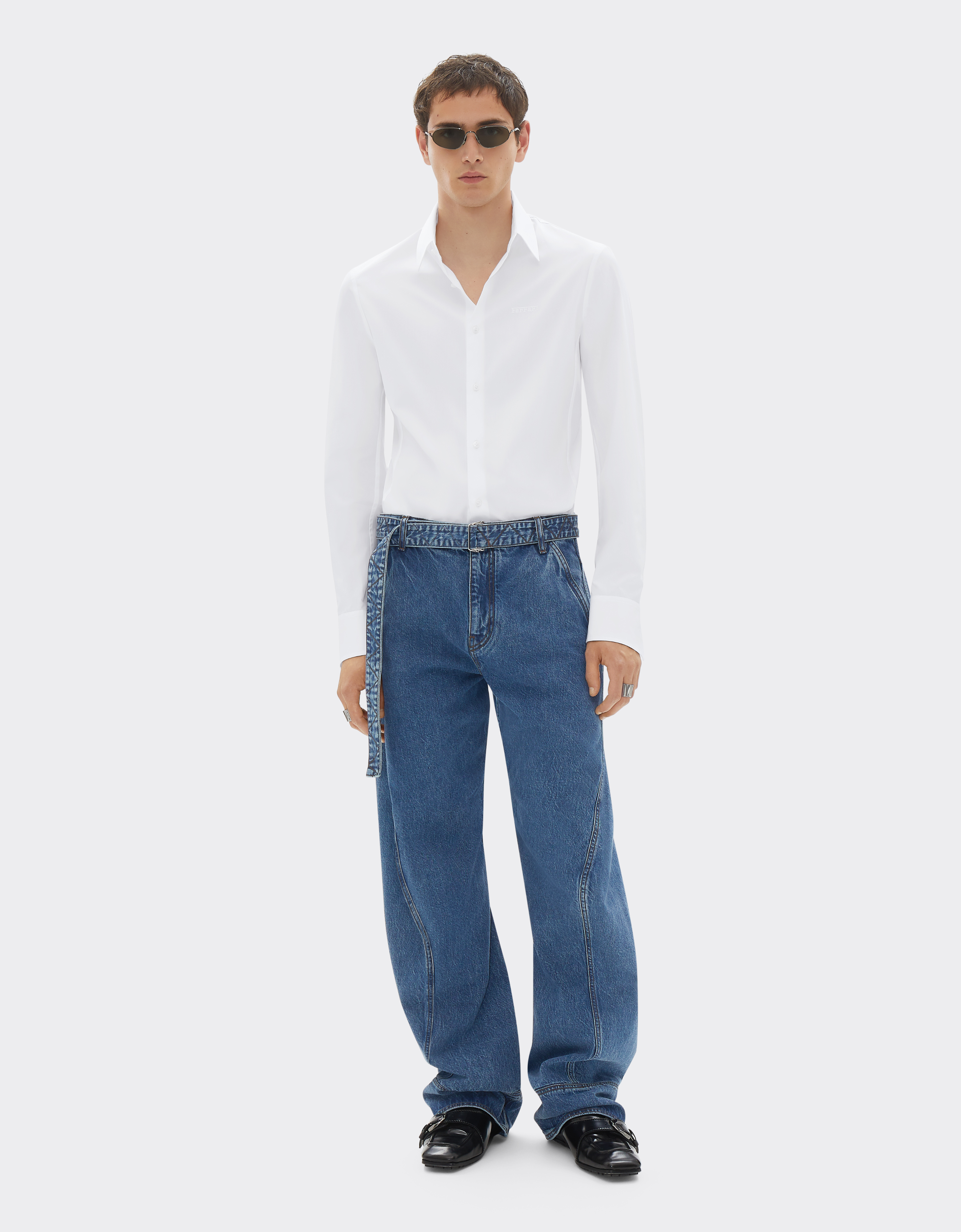 Ferrari Washed Denim Trousers