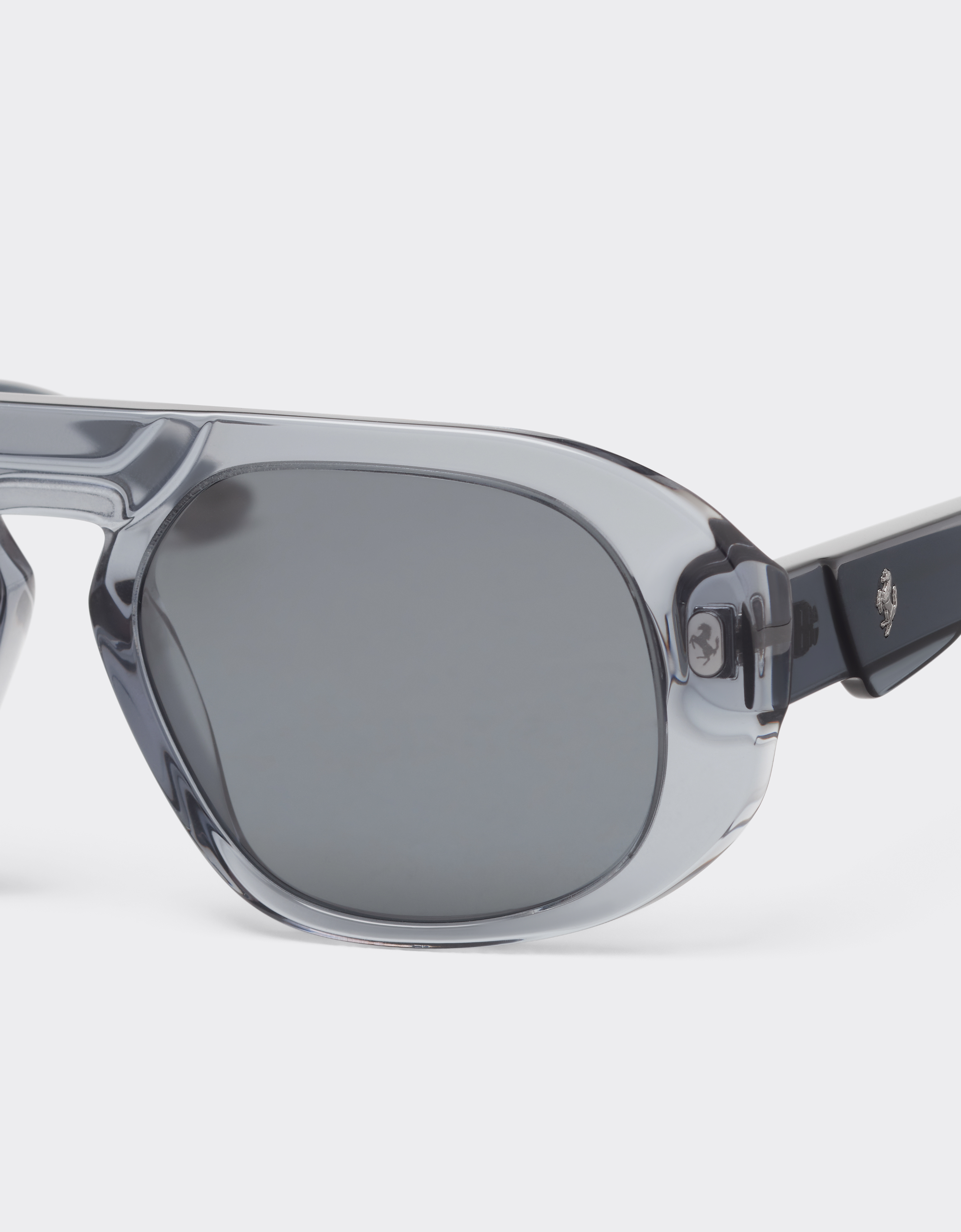 Ferrari Sunglasses In Ocean Colour Acetate With Light Blue Lenses In Blu Scozia
