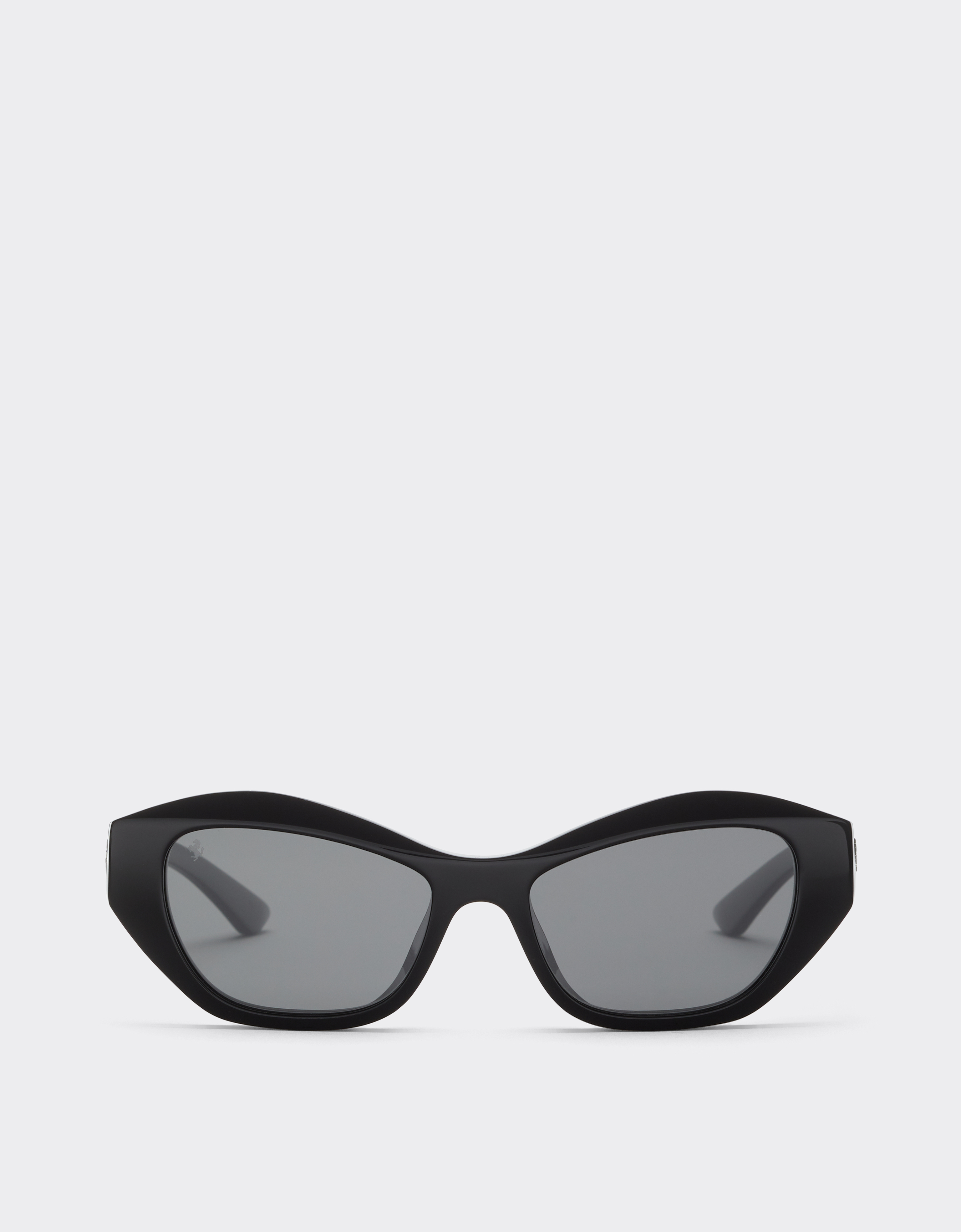 Ferrari Women's Nero Sunglasses In Glossy Blackacetate With Black Polarized Lenses - Sunglasses Os