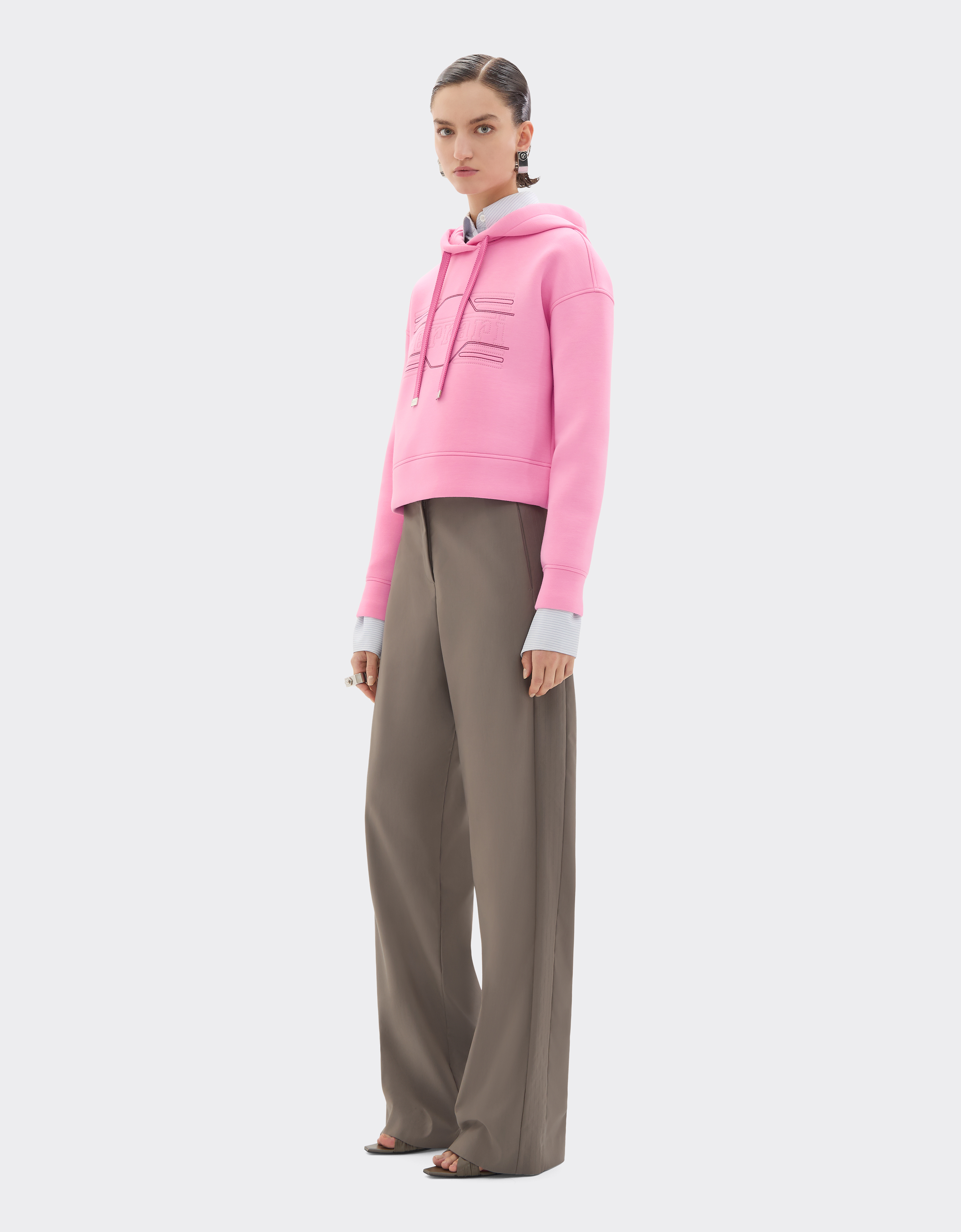  Ferrari Sweatshirt Aus Scuba-material Mit Ferrari-stickerei - Female Sweatshirts & Strickwaren Fragonard L 