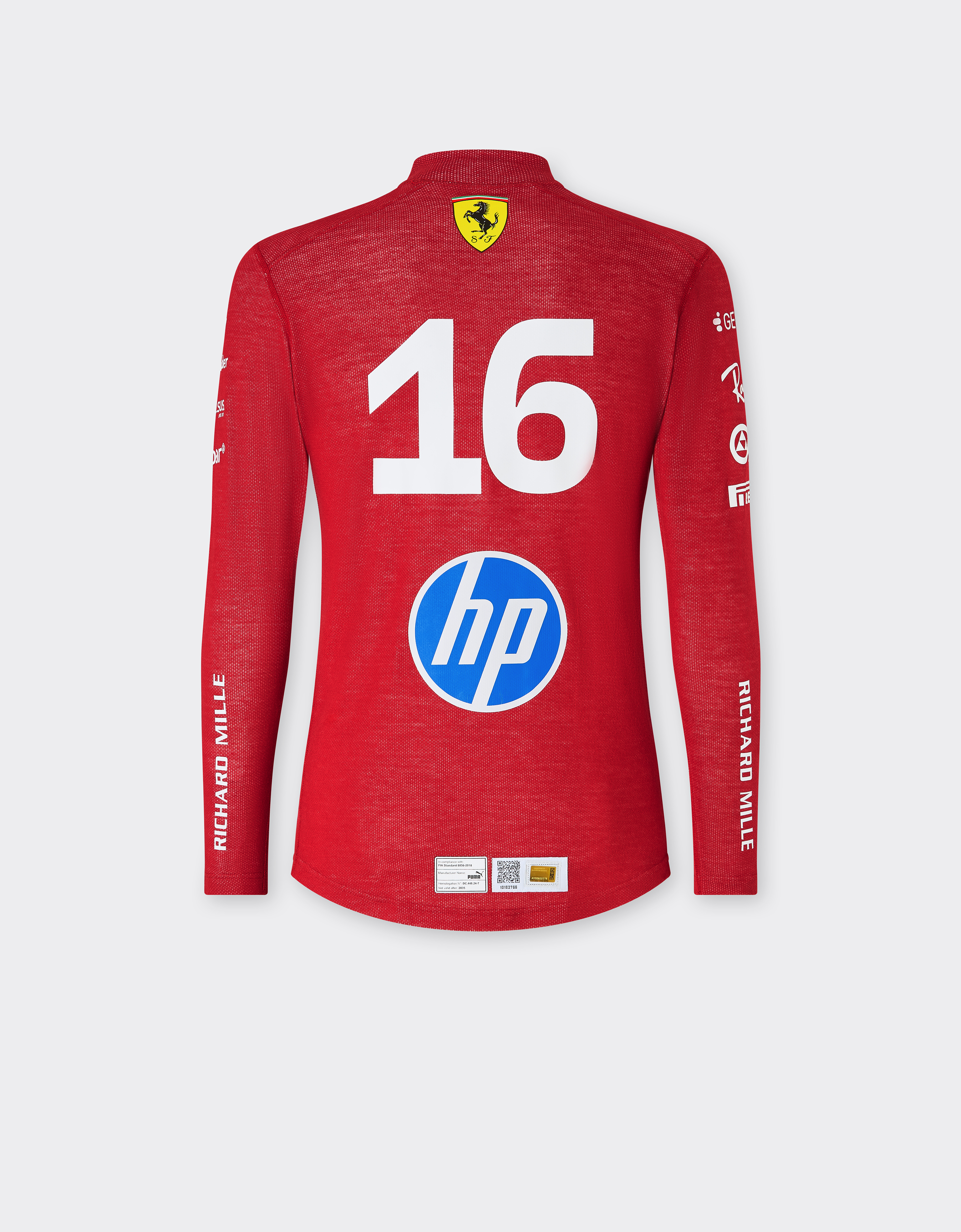  Ferrari Traje Interior De Carreras Puma De Charles Leclerc Para La Scuderia Ferrari -  Artículos F1 Rojo Xs/s 