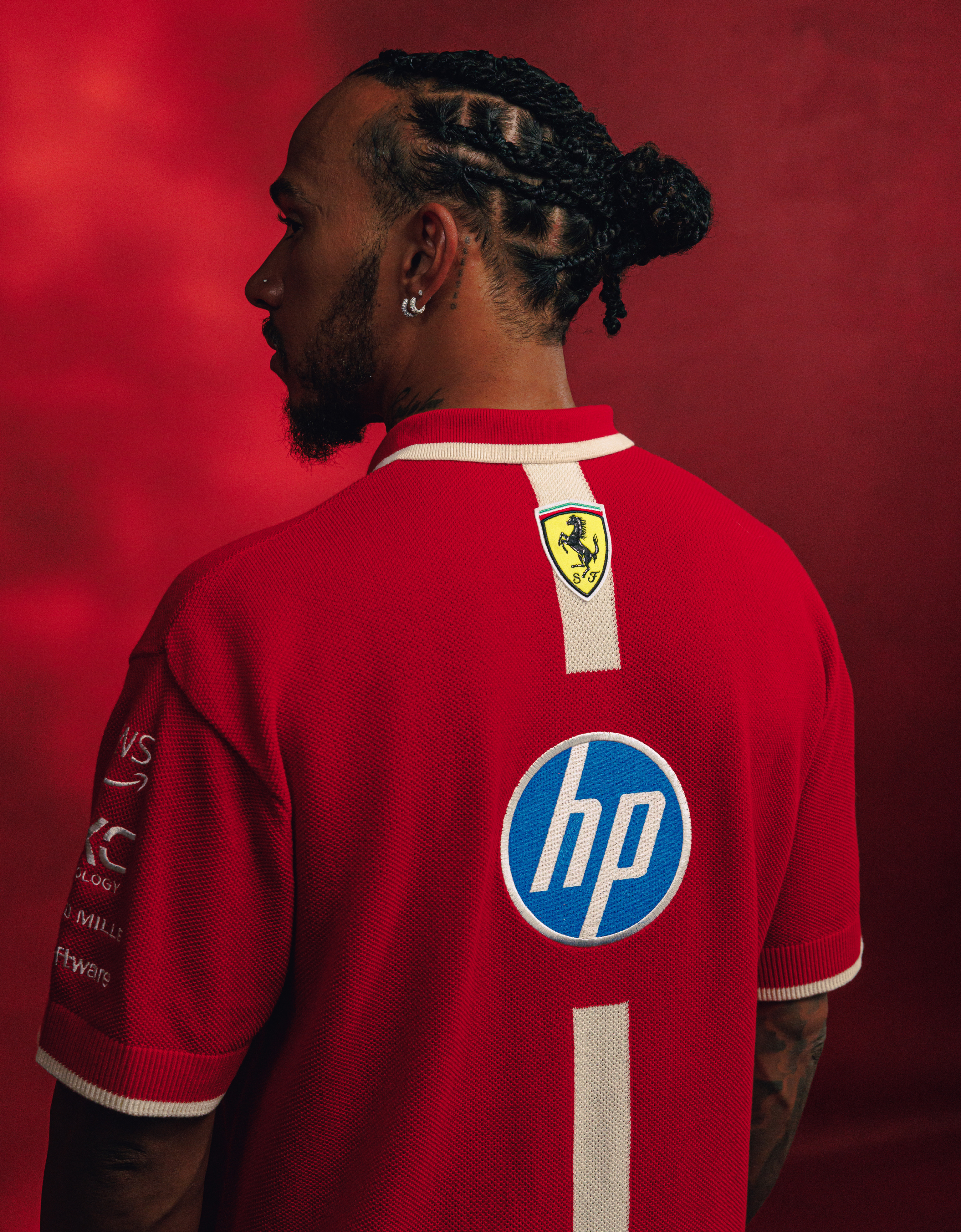 Ferrari Puma For Scuderia  Hp Shanghai Special Edition Polo Shirt In Red