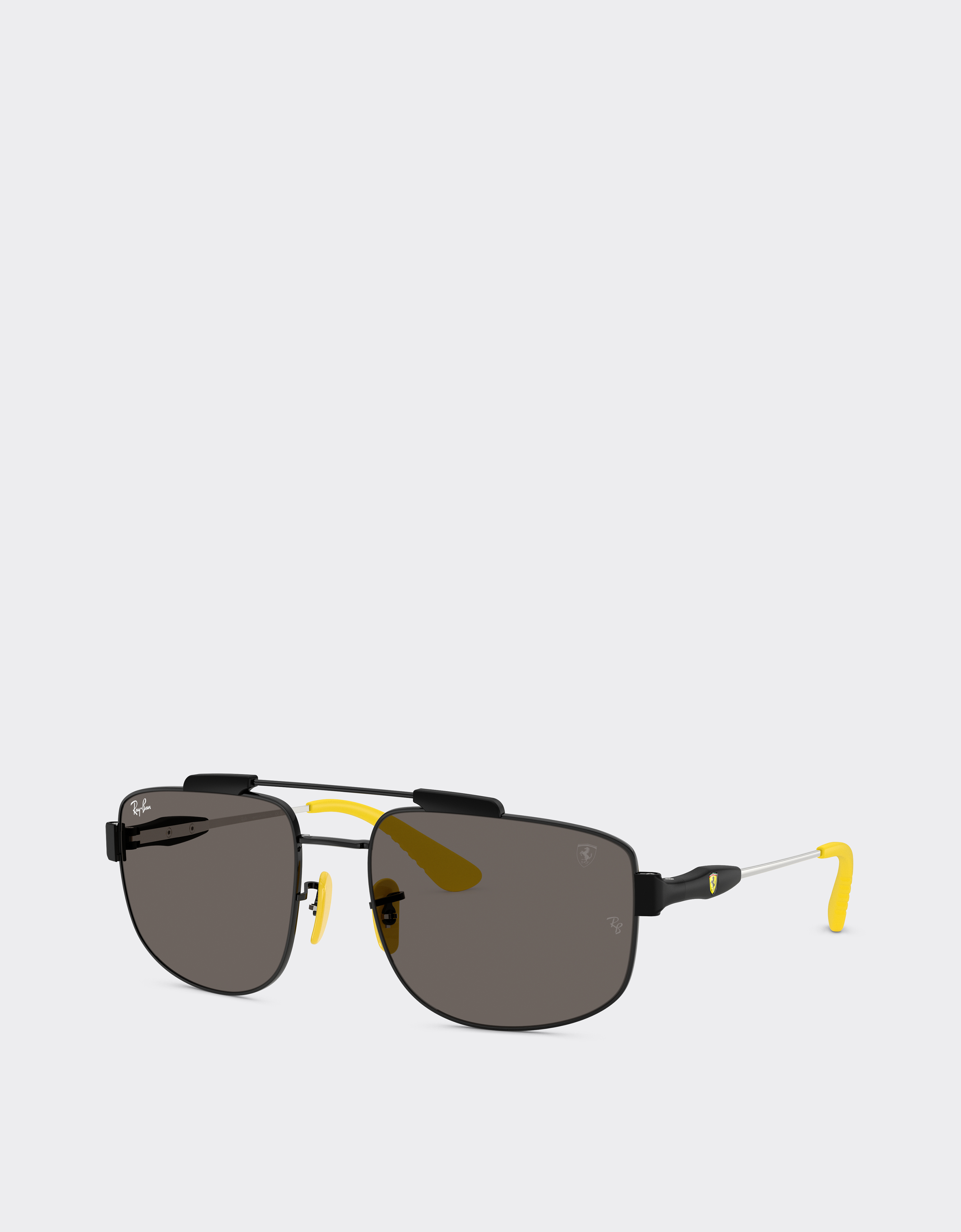  Ferrari Ray-ban Für Scuderia Ferrari Rb3789m Aus Schwarzem Metall Mit Dunkelgrauen Gläsern -  Sonnenbrillen Nero Os 