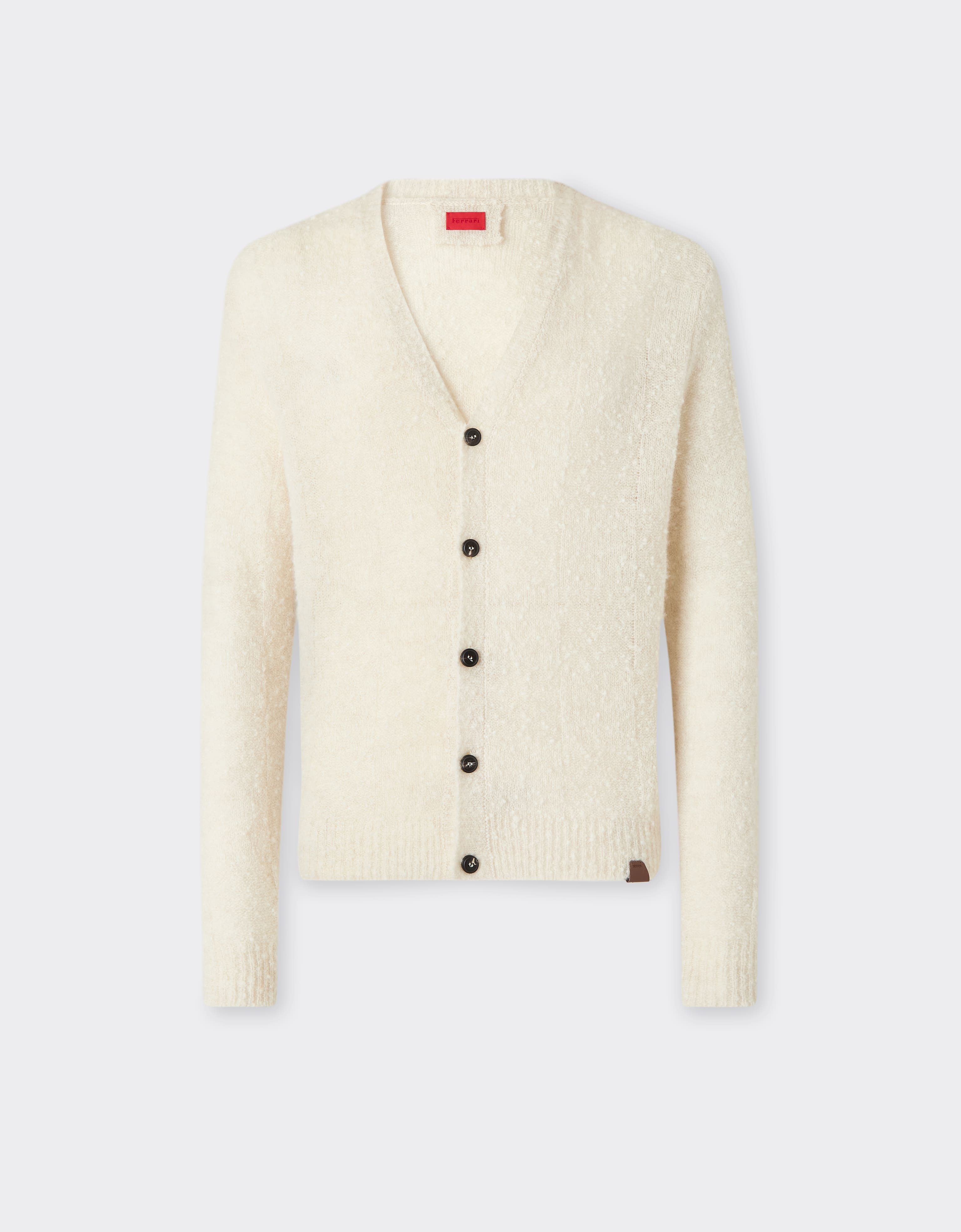 Ferrari Men's Oat Cashmere And Silk Cardigan - Sweaters & Knitwear 54