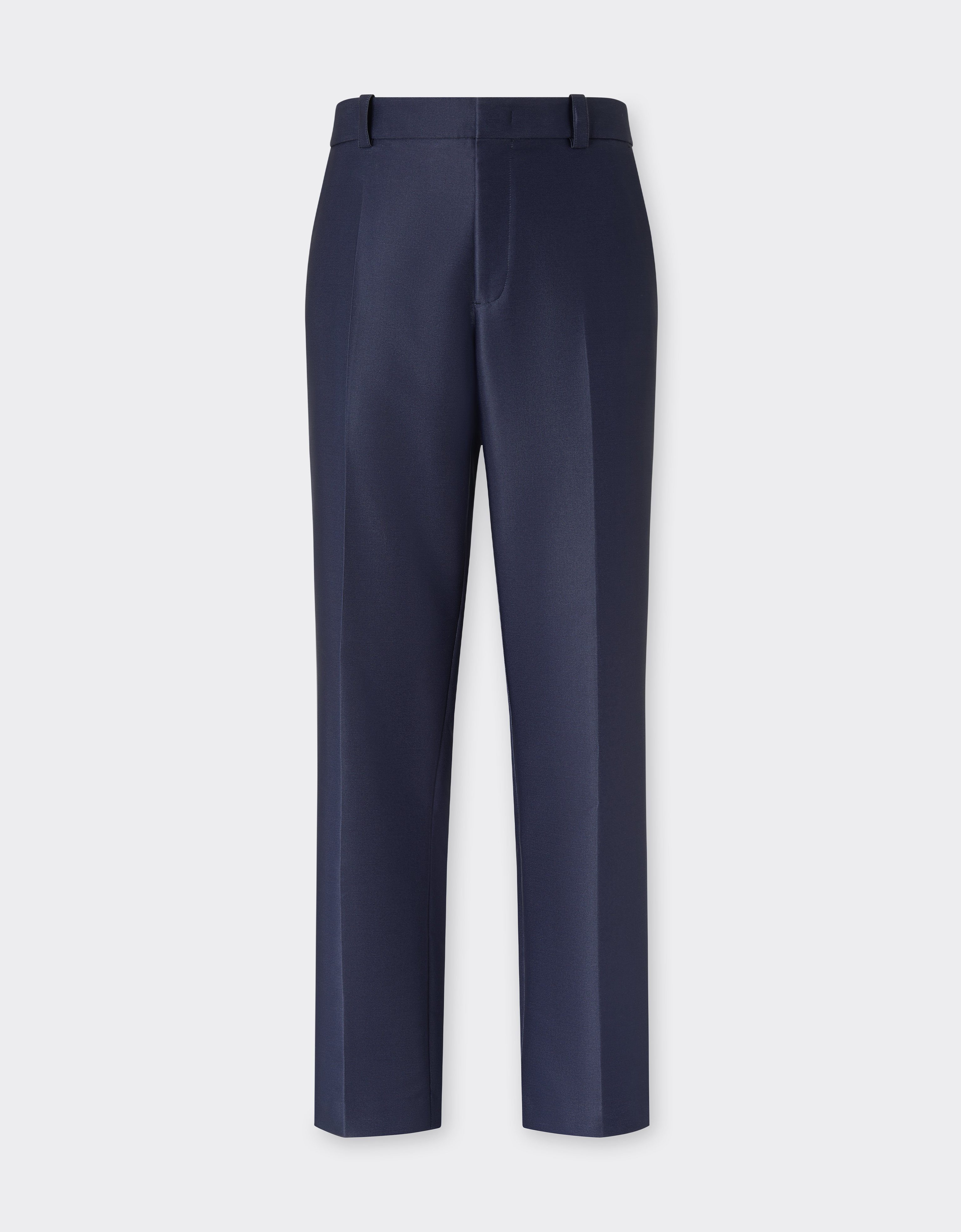 Ferrari Technical Gabardine Trousers In Blue