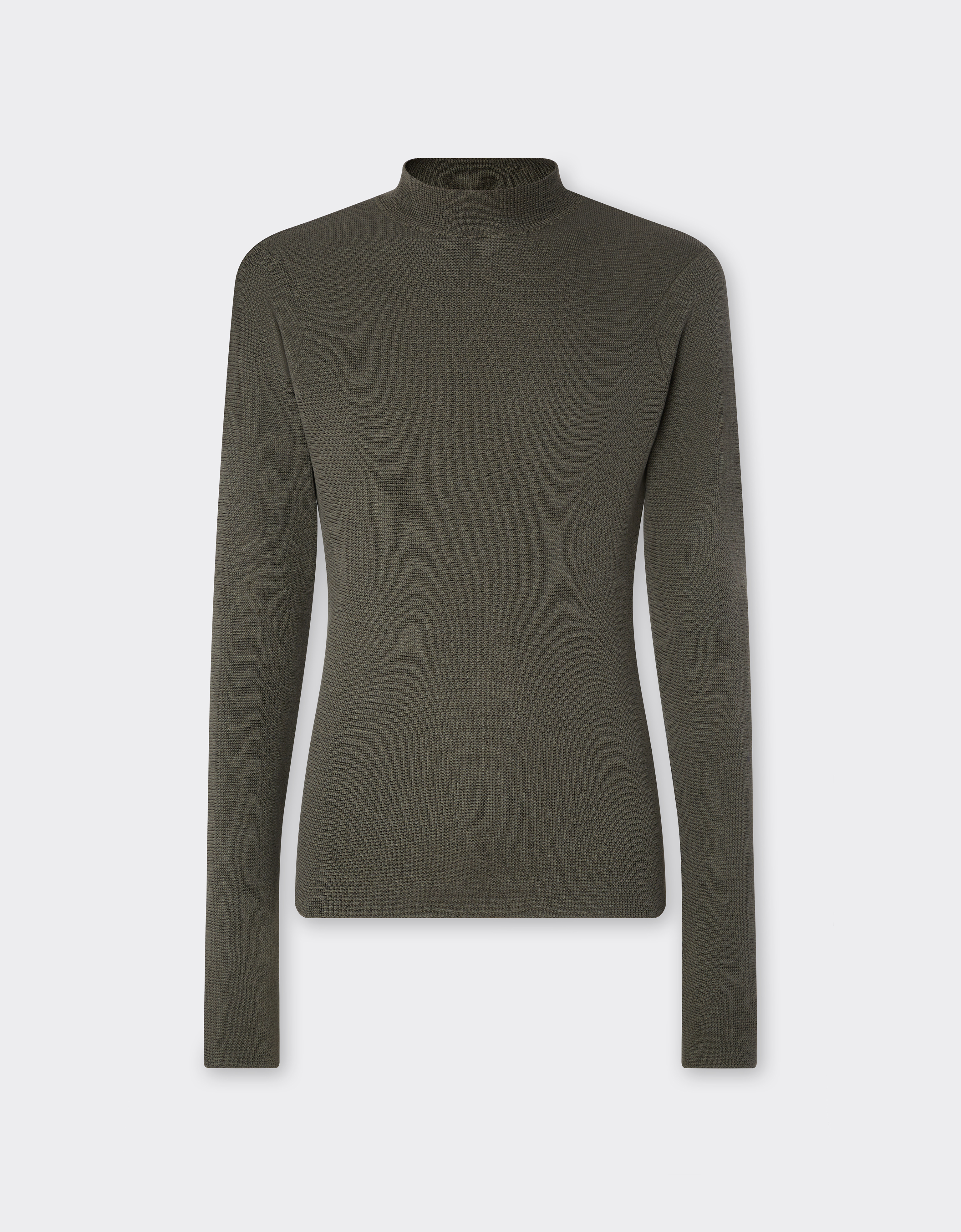 Ferrari Silk Jumper In Green