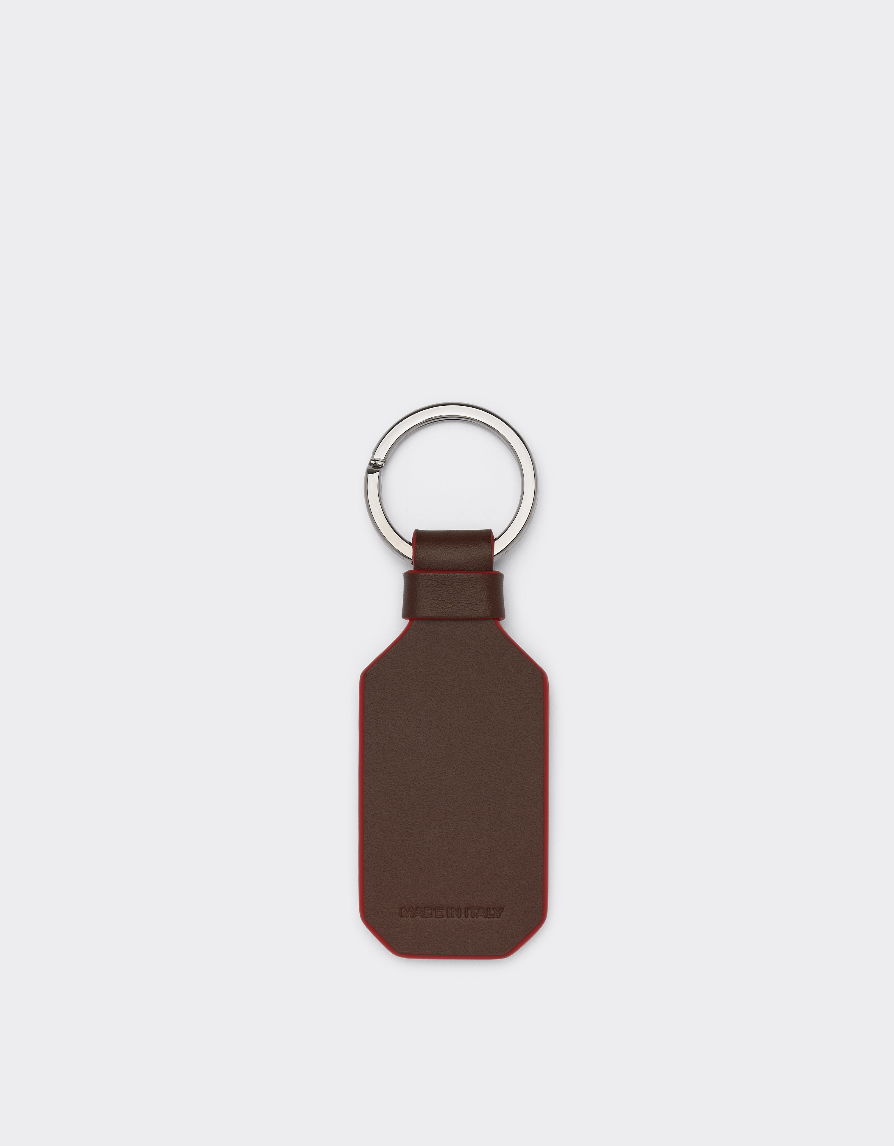  Ferrari Schlüsselanhänger Aus Leder Mit „cavallino Rampante“-emblem -  Geldbörsen Und Kleine Lederwaren Rust Os 
