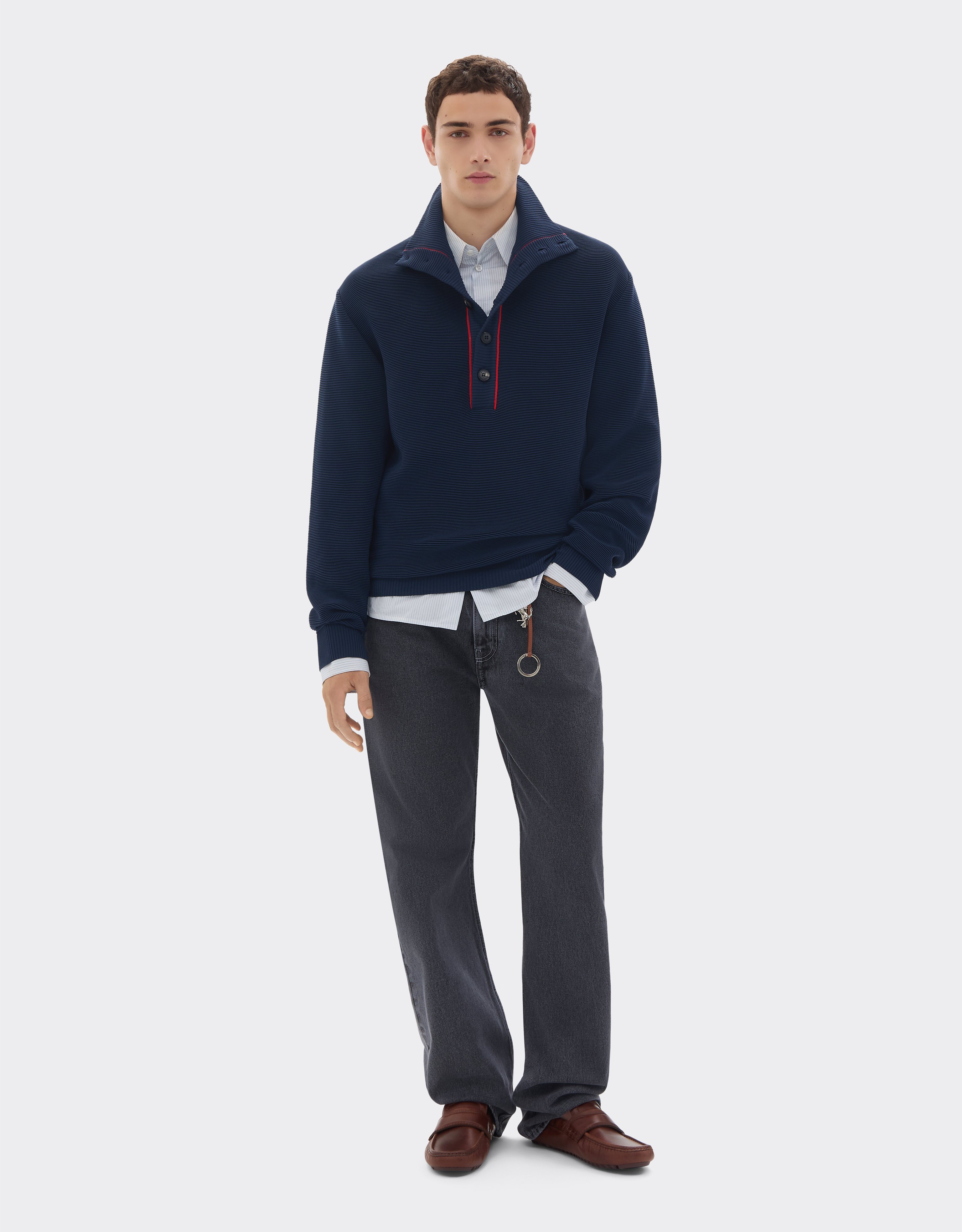  Ferrari Polohemd Aus Q-cycle® - Male Poloshirts Ultramarine 46 