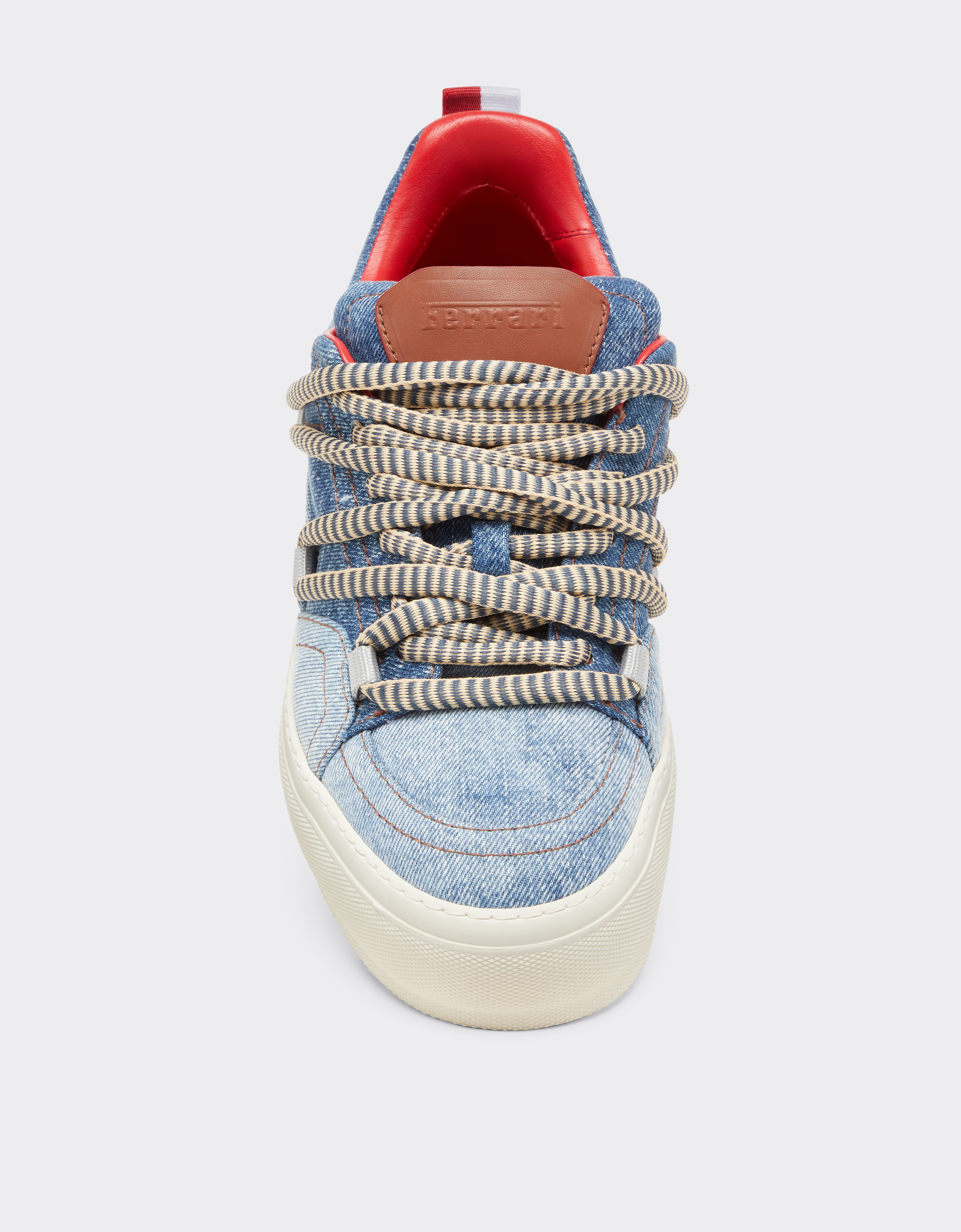 Ferrari X Charles Leclerc Denim Trainers