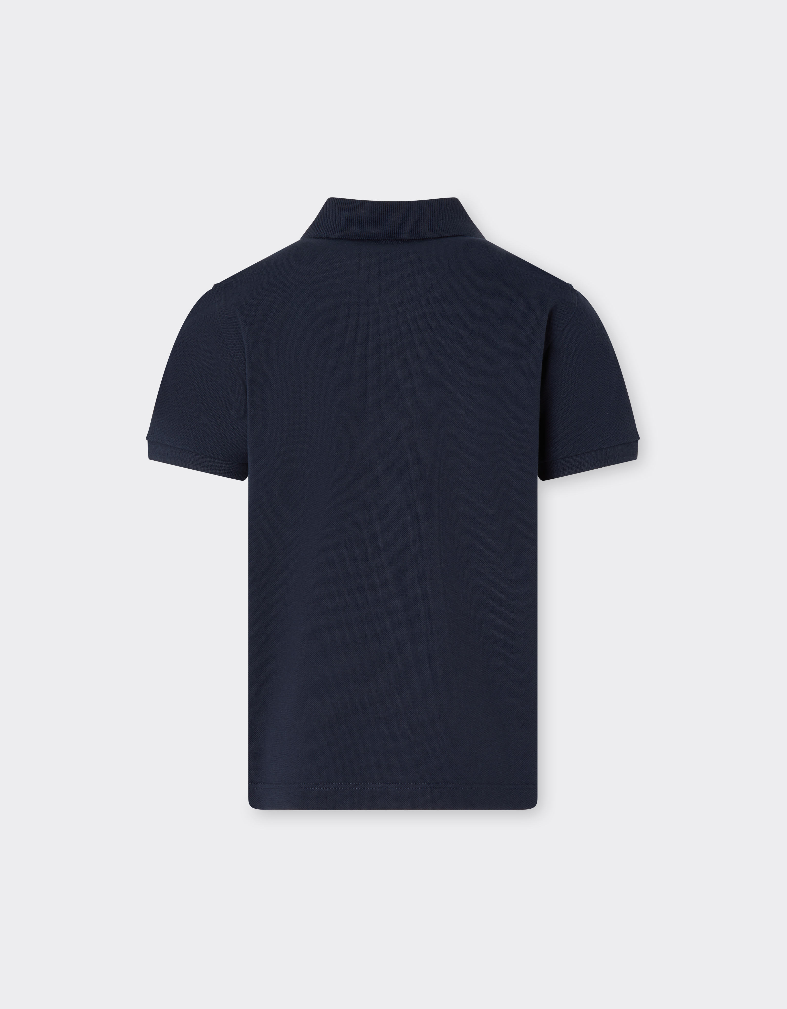 Ferrari Poloshirt Aus Bio-baumwolle Mit Ferrari-logo - Male Poloshirts Navy 4y 