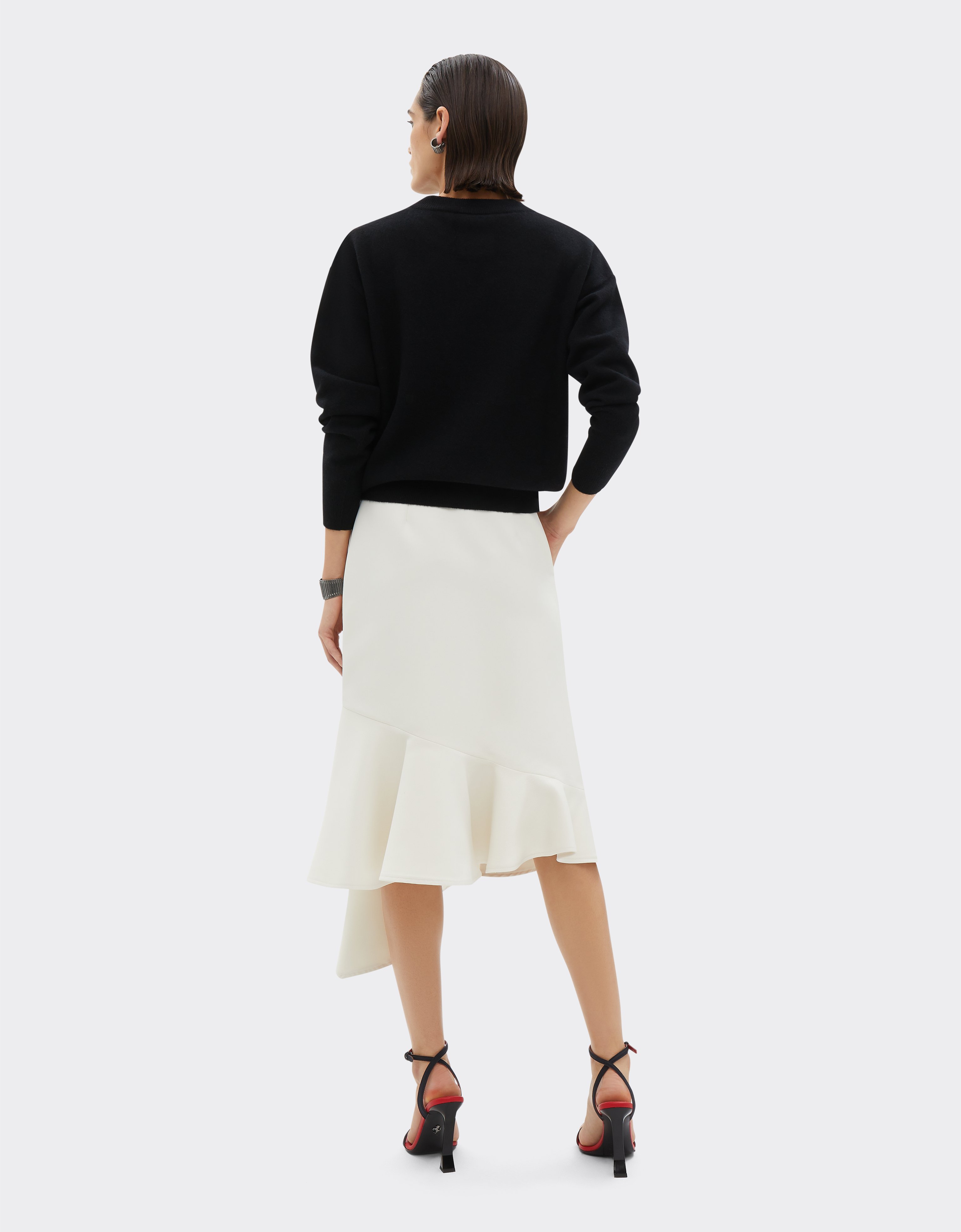 Ferrari Wool And Cashmere Jumper In Black