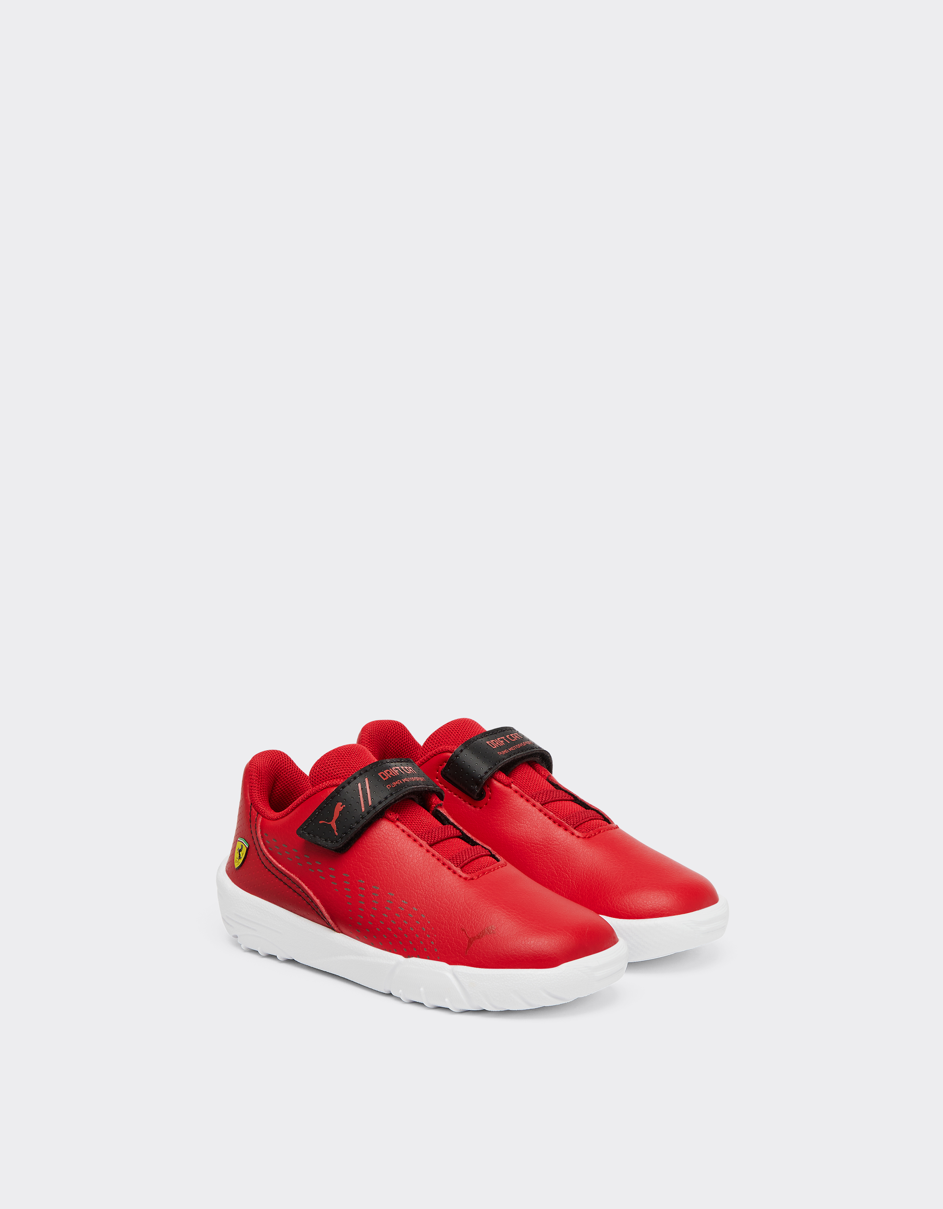 Ferrari First Steps Puma For Scuderia  Drift Cat Decima Shoes In Rosso Corsa