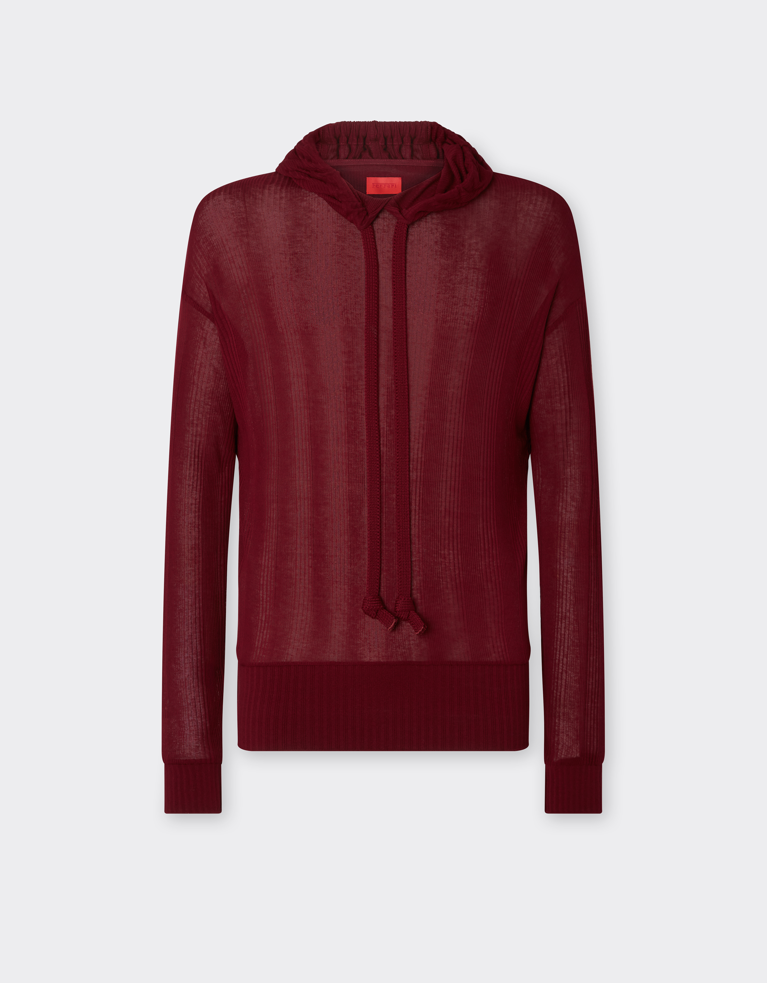 Ferrari Viscose Jersey Sweatshirt In Red