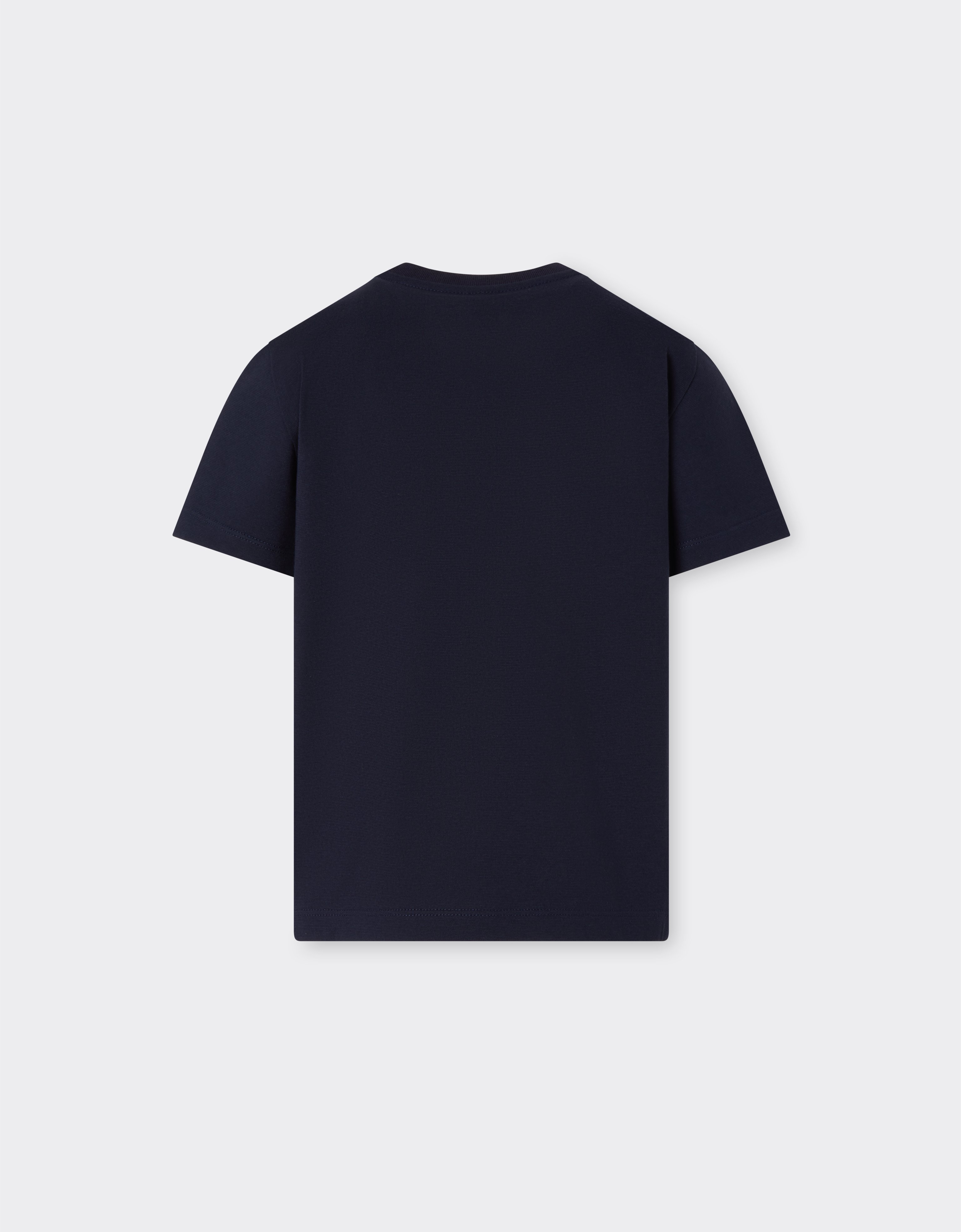  Ferrari Cotton T-shirt With Ferrari Logo -  T-shirts Navy 2y 