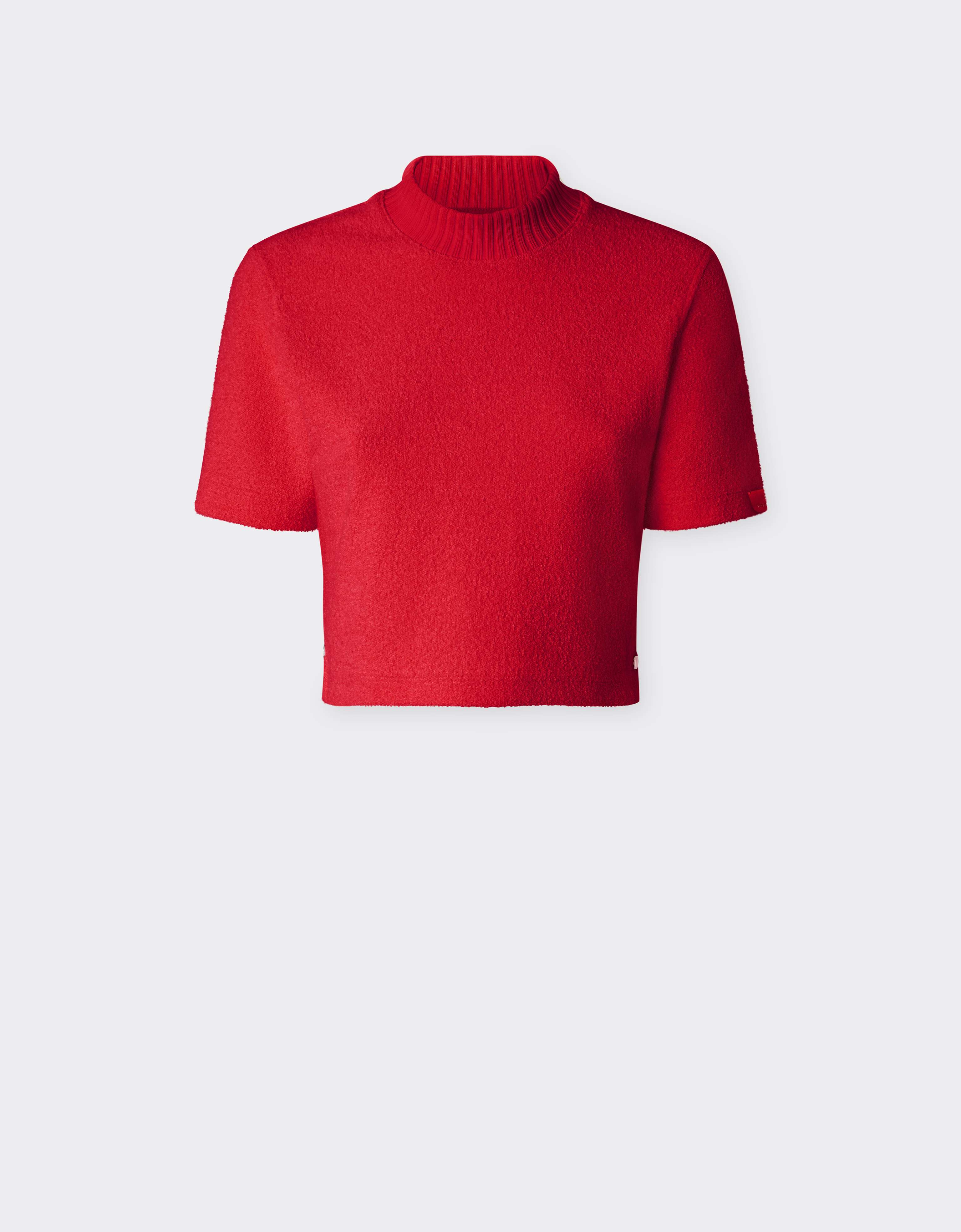 Ferrari Cotton-blend Bouclé Top