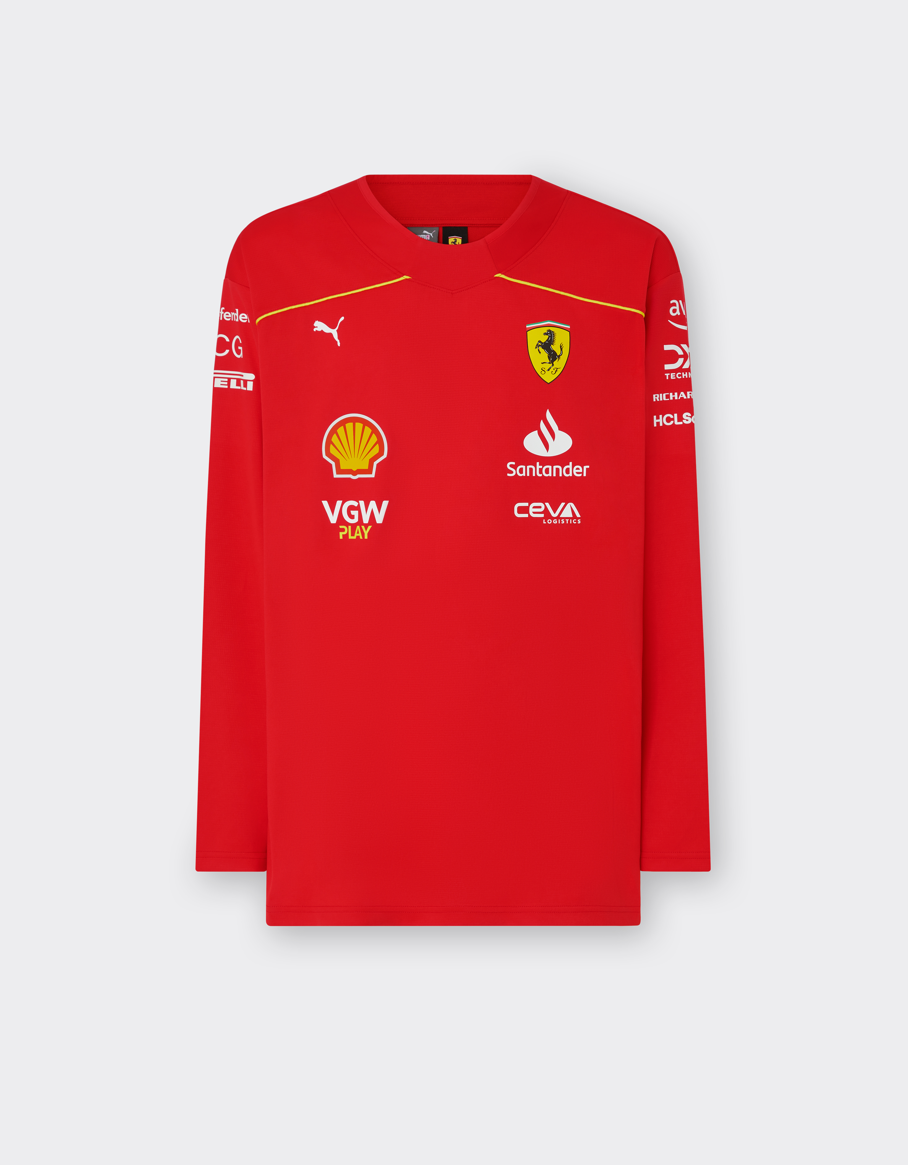 FERRARI FERRARI LECLERC PUMA HOCKEY JERSEY FOR SCUDERIA FERRARI