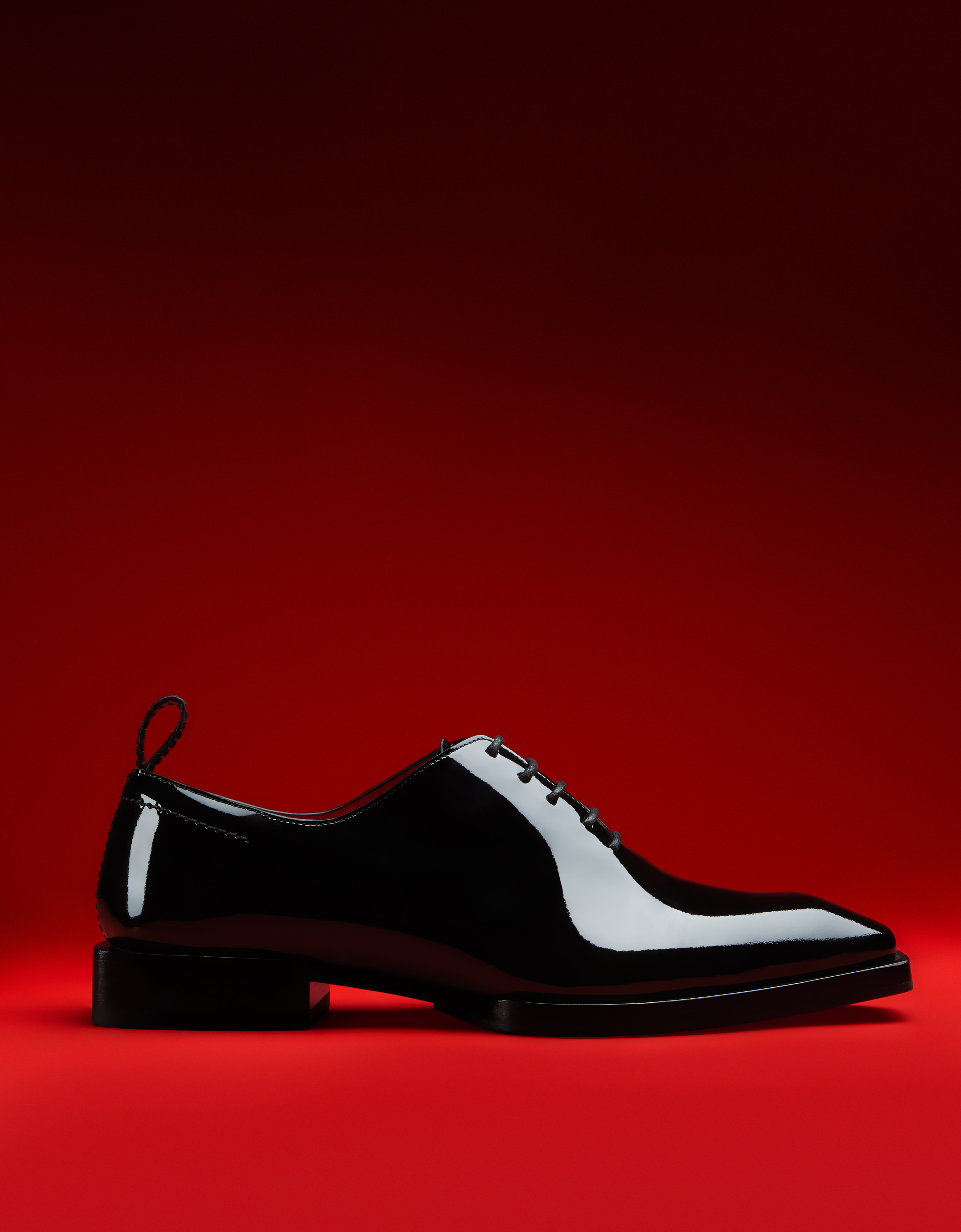 Ferrari Derby Shoe In Coated Leather In Black