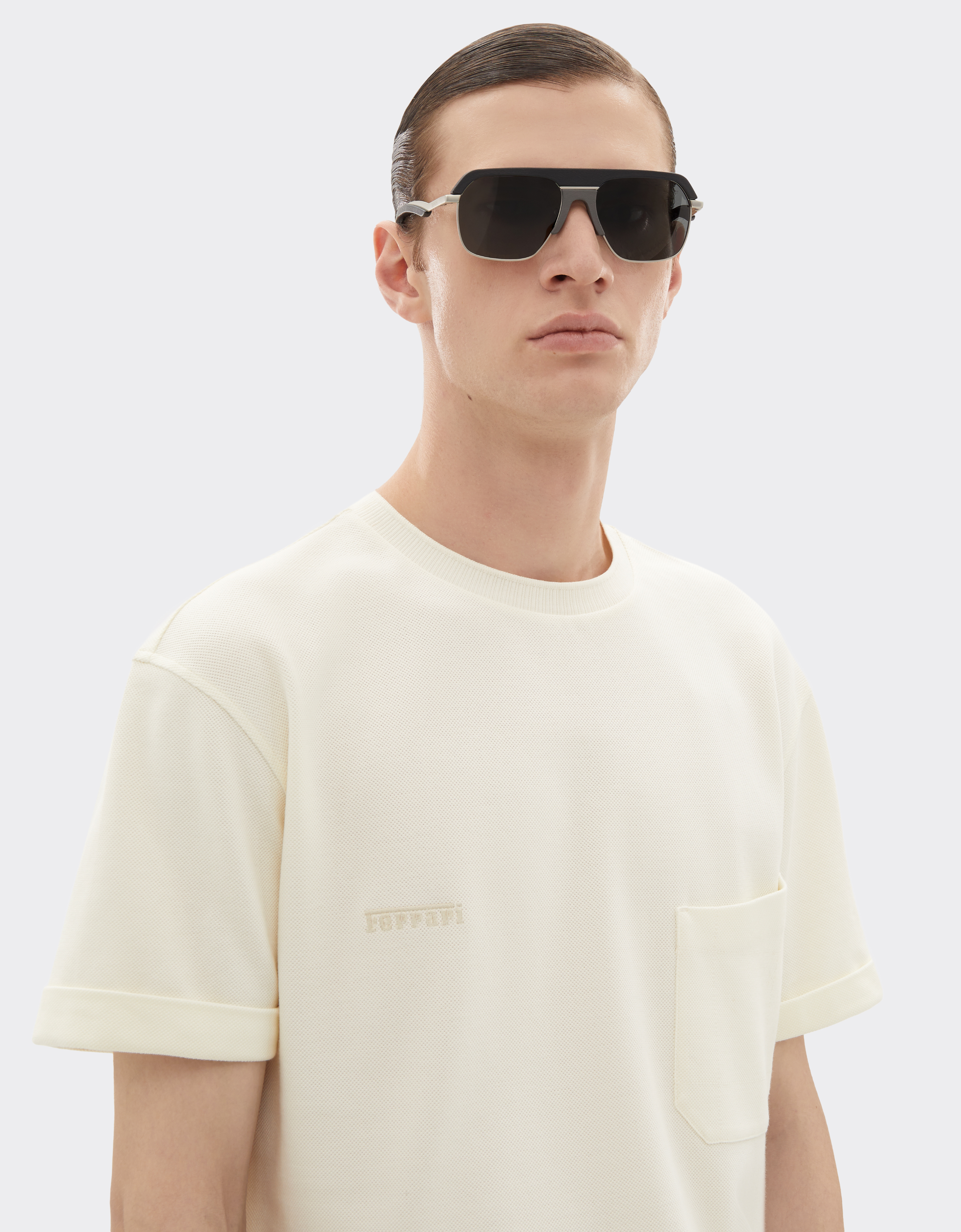 Ferrari Pocket T-shirt In Neutral