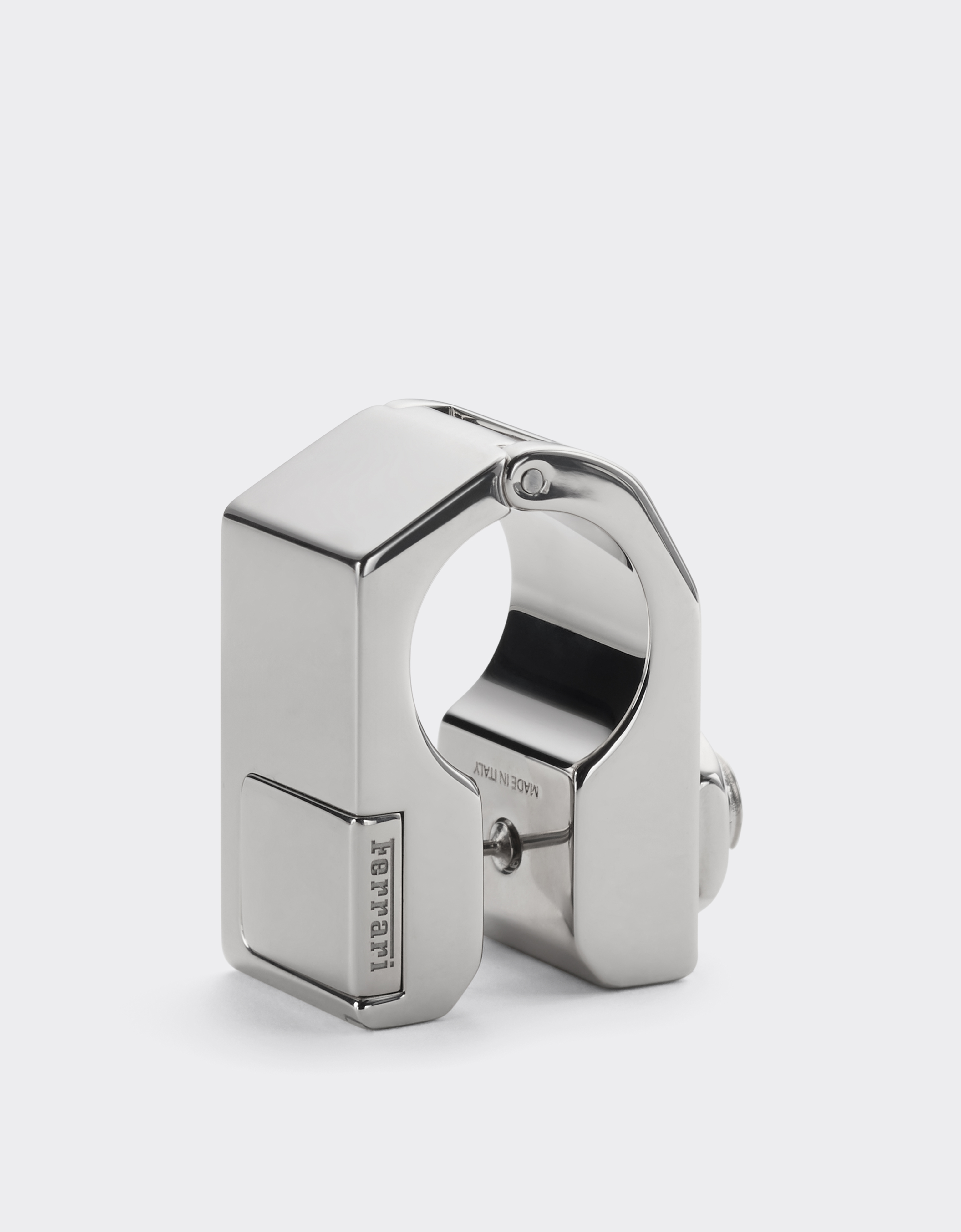 Ferrari Brass Ring In Silver