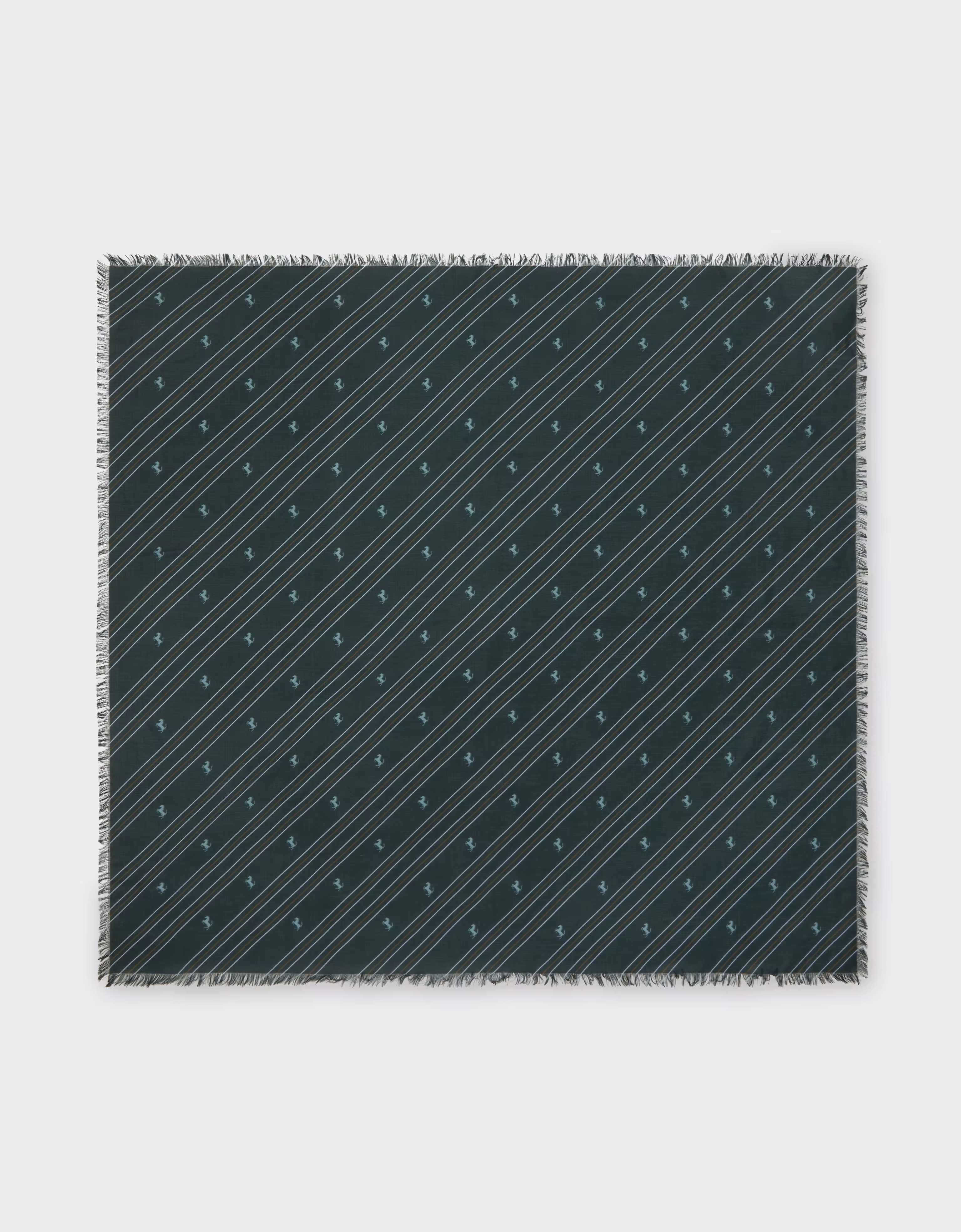 Ferrari Cotton And Silk Twill Scarf