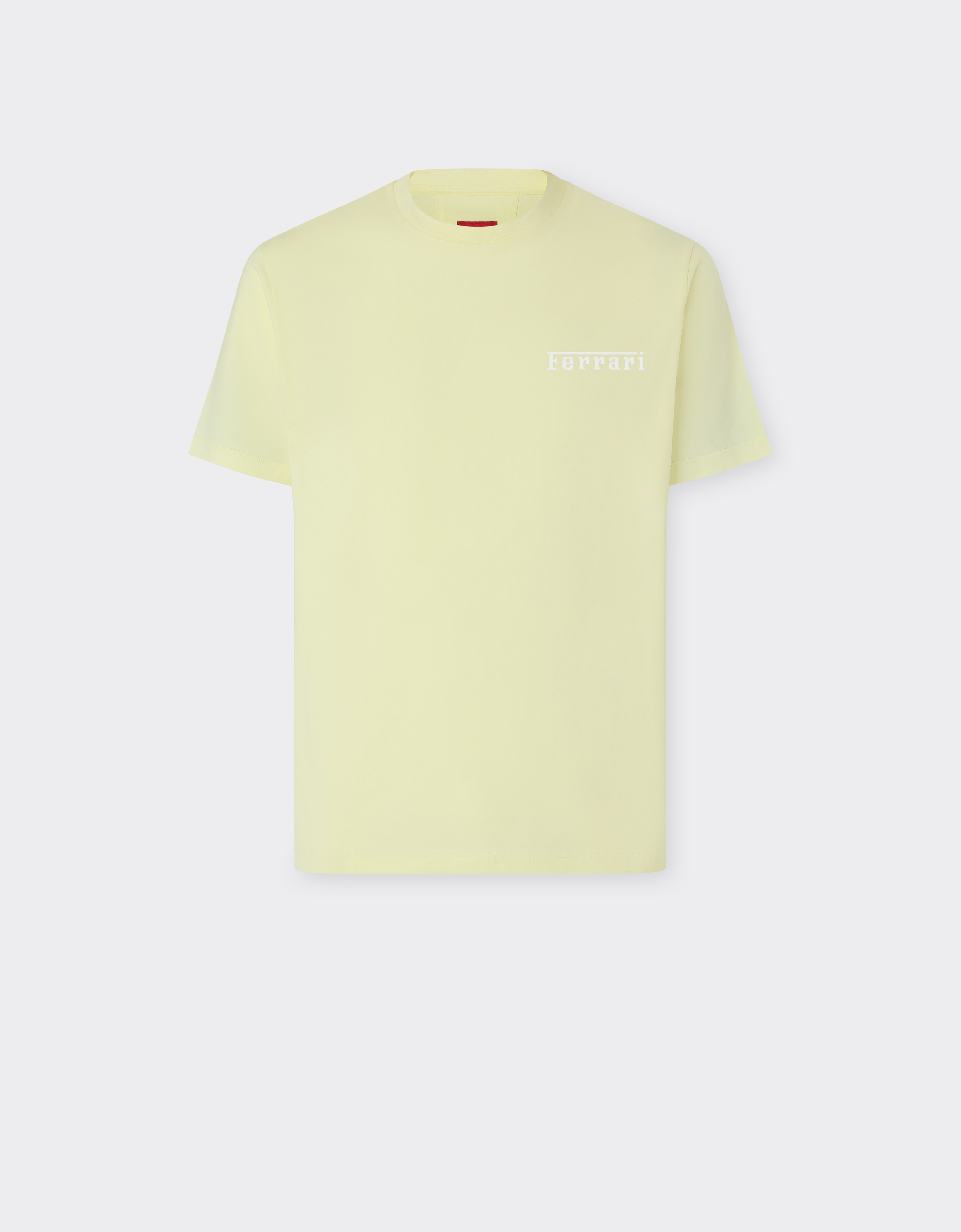 Ferrari Men's Wisteria Cotton T-Shirt With Logo - T-Shirts S
