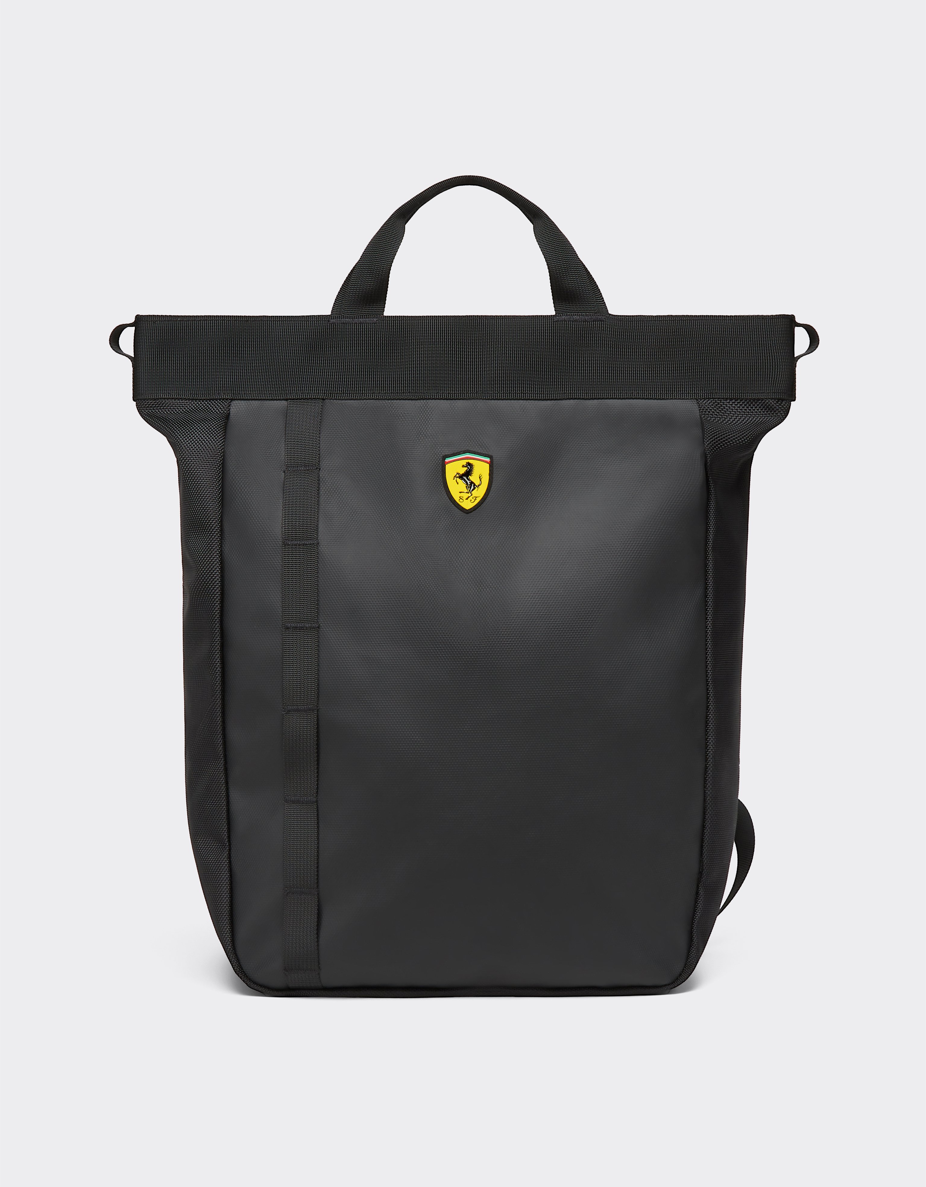 Tote backpack with Ferrari Scudetto