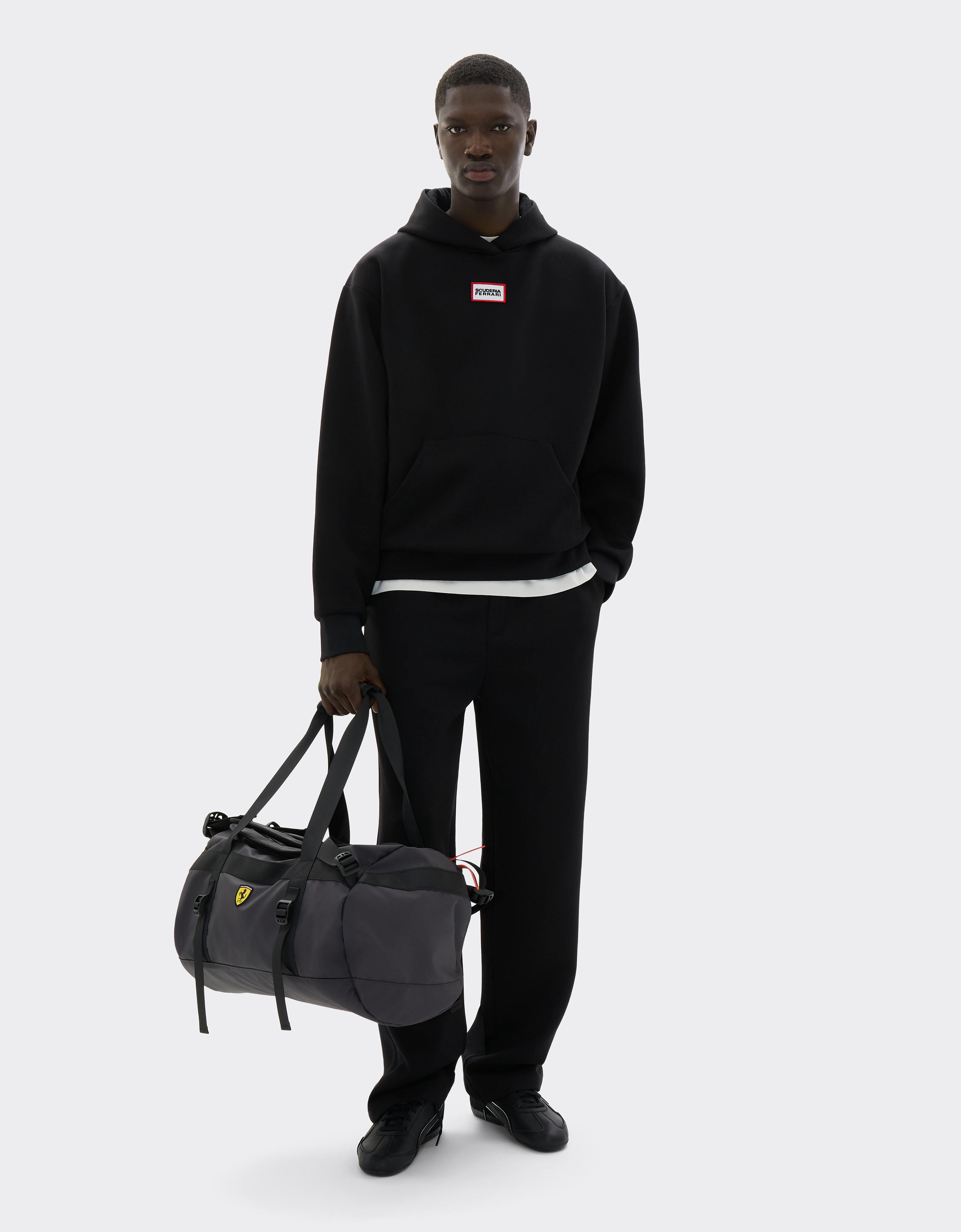  Ferrari Duffle Bag And Backpack With Ferrari Scudetto -   Dark Grey Os 